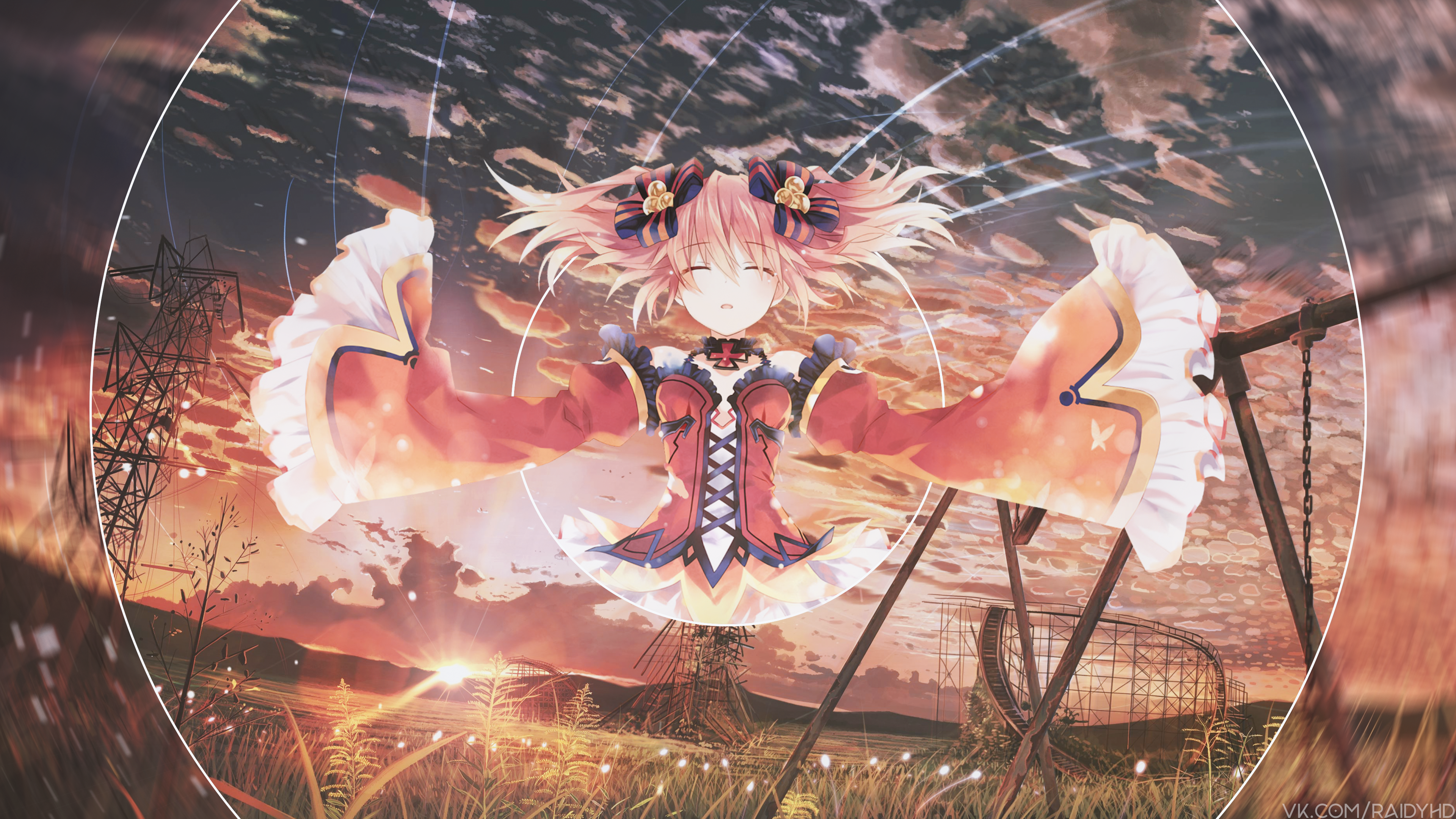 4K Fairy Fencer F anime girl HD Wallpaper