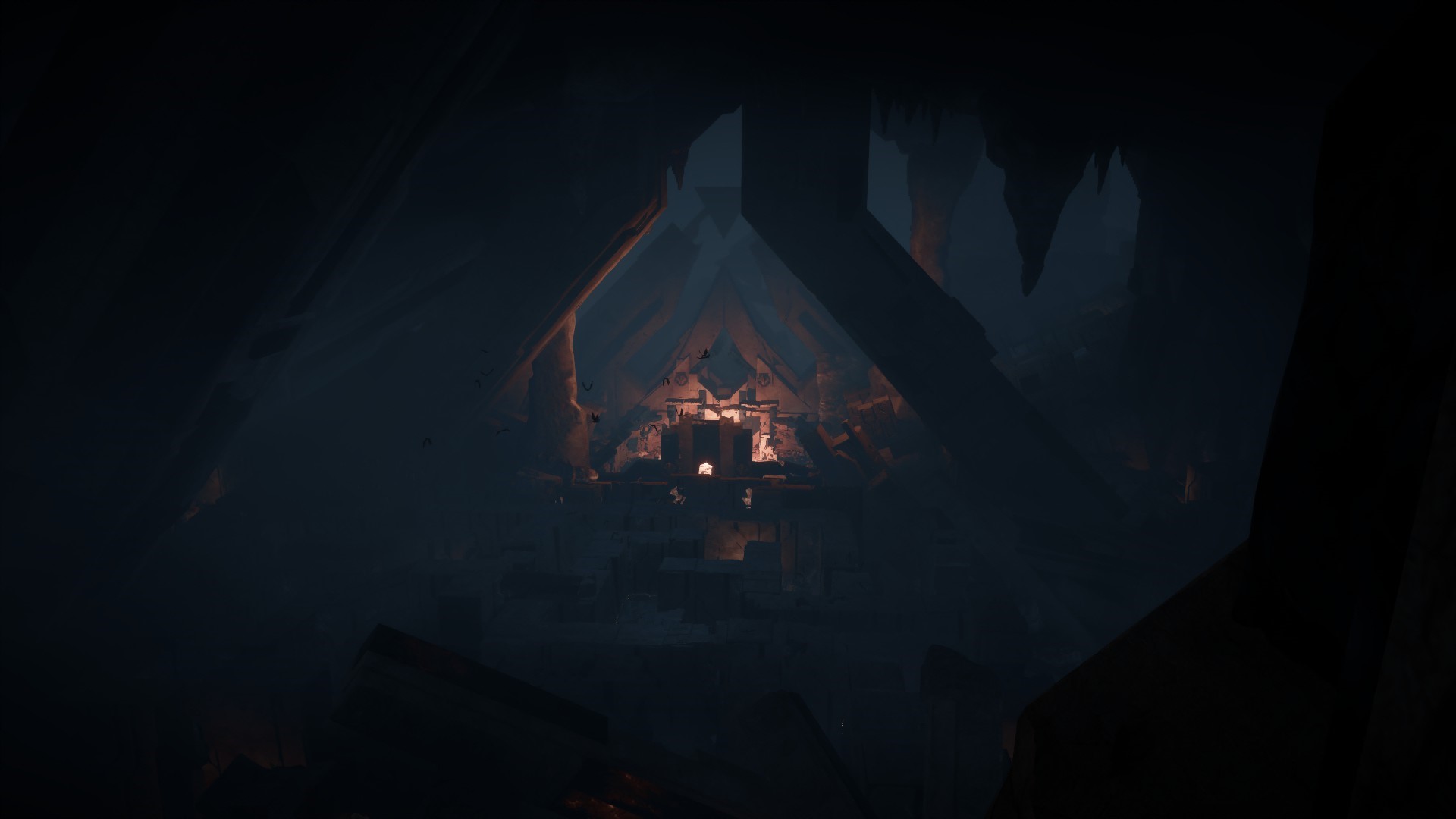Assassin's Creed Odyssey cave temple HD Wallpaper