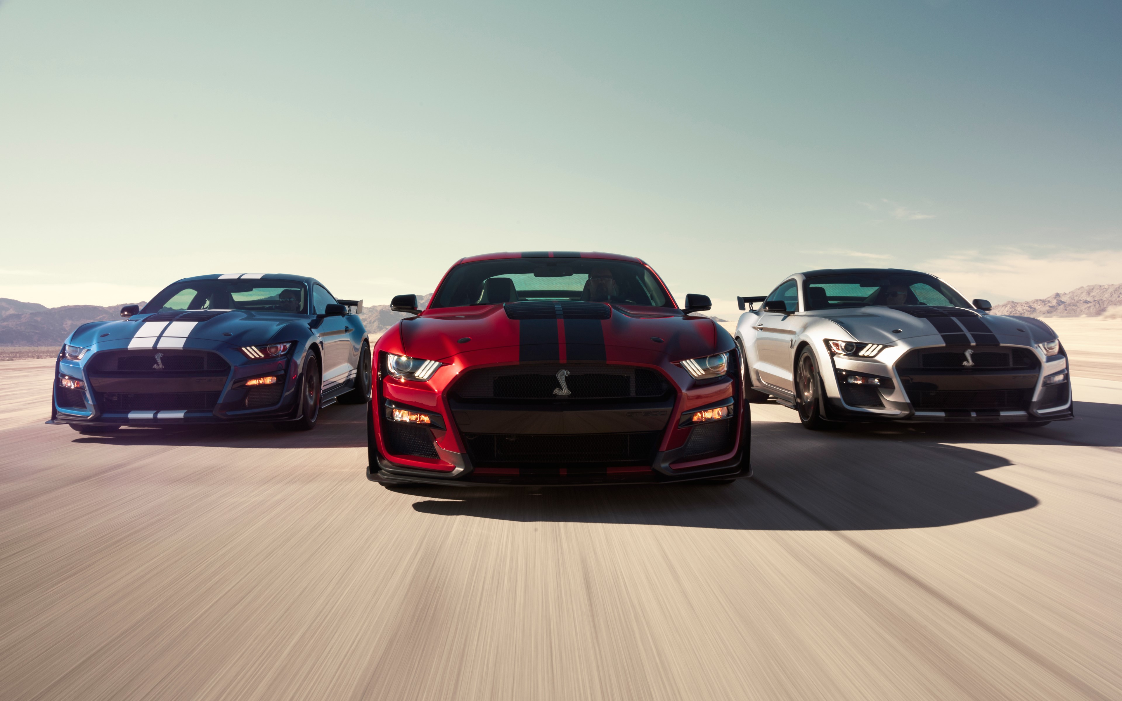 4K Ford Mustang Shelby GT500 cars driving HD Wallpaper