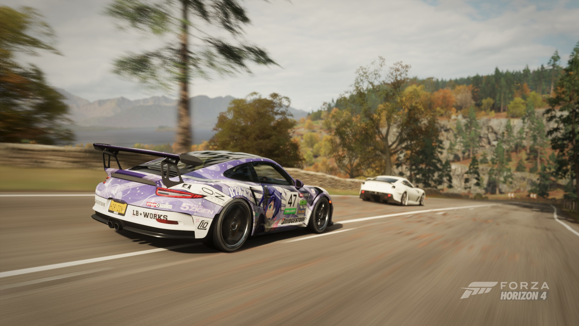 Porsche 911 Itasha car in Forza Horizon 4 HD Wallpaper
