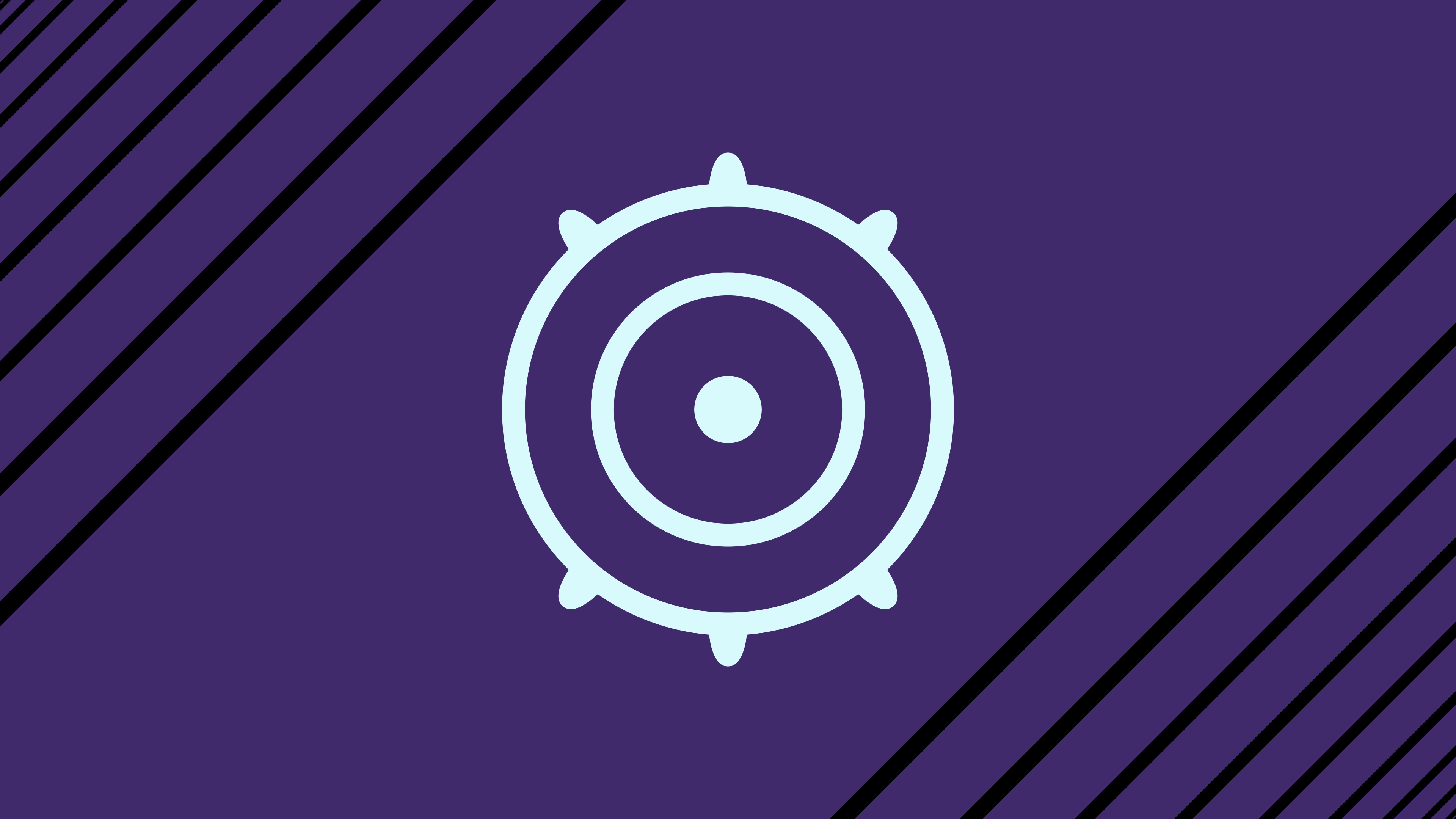 Abstract artwork with purple background and geometric circle HD Wallpaper