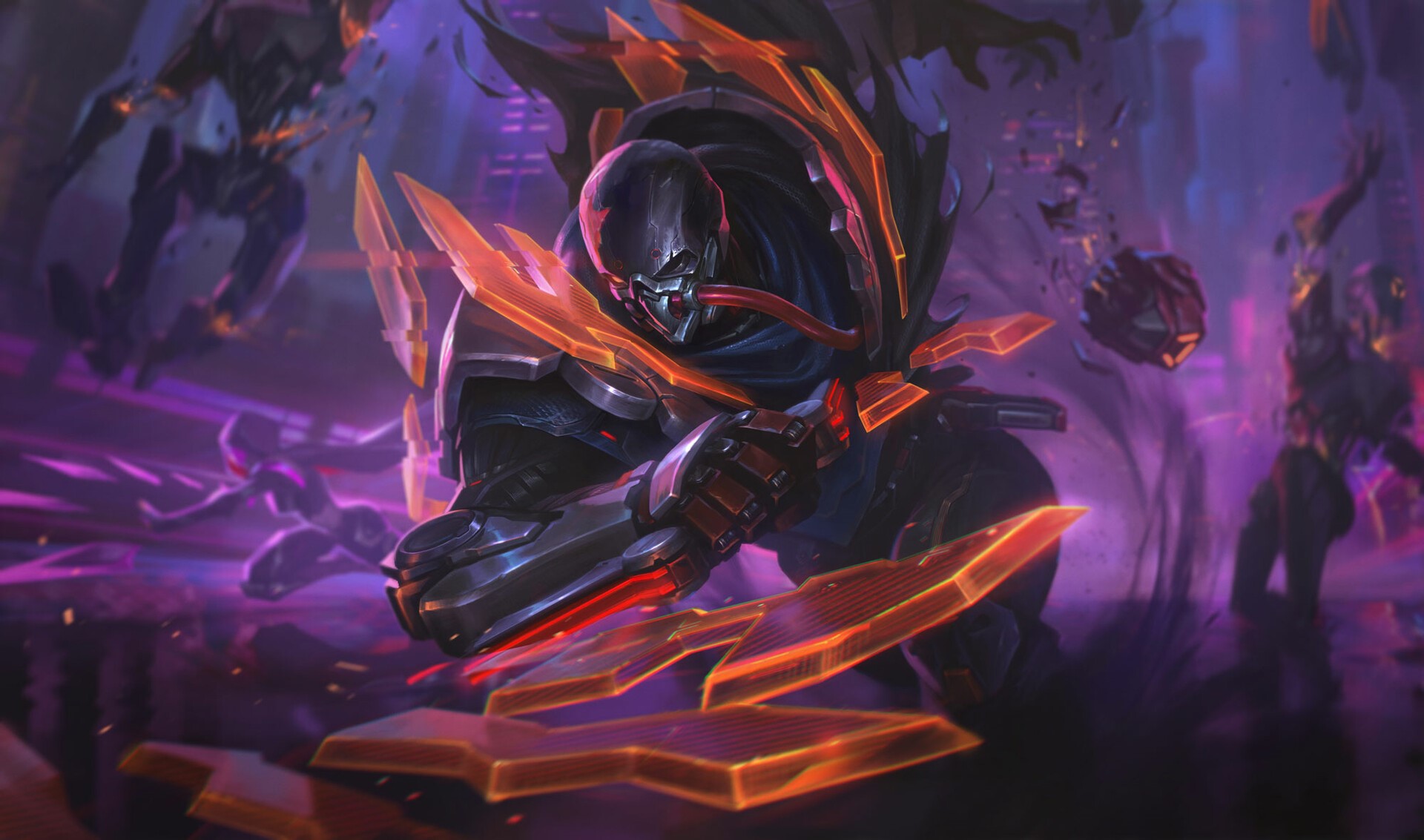 Zed from League of Legends artwork HD Wallpaper