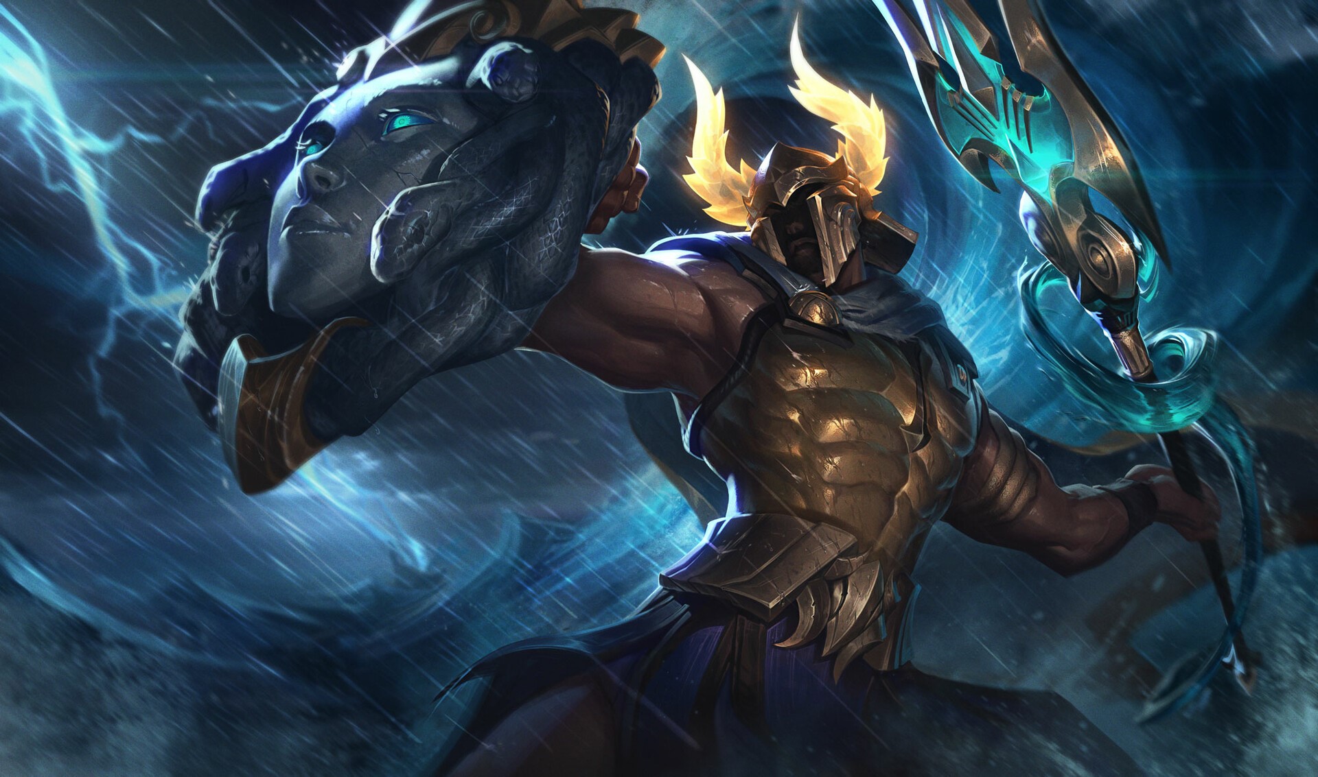 Pantheon from League of Legends HD Wallpaper