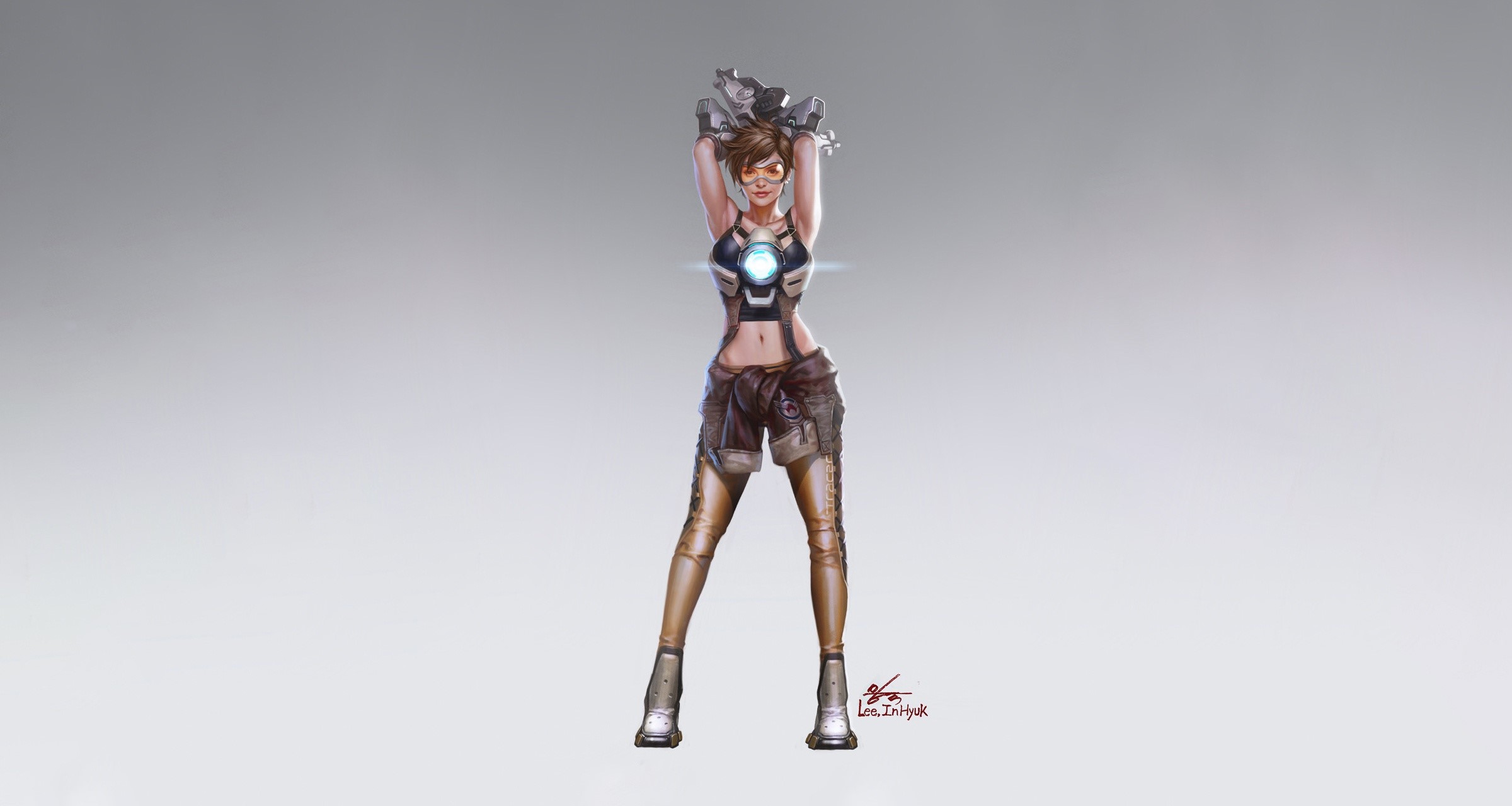 Tracer from Overwatch HD Wallpaper