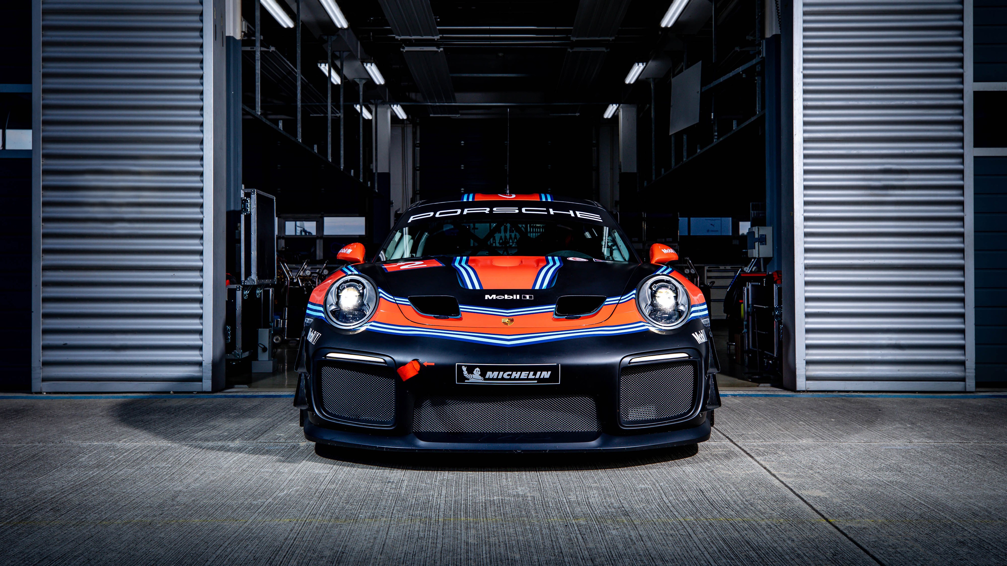 4K Porsche 911 GT2 RS Clubsport Martini Racing HD Wallpaper