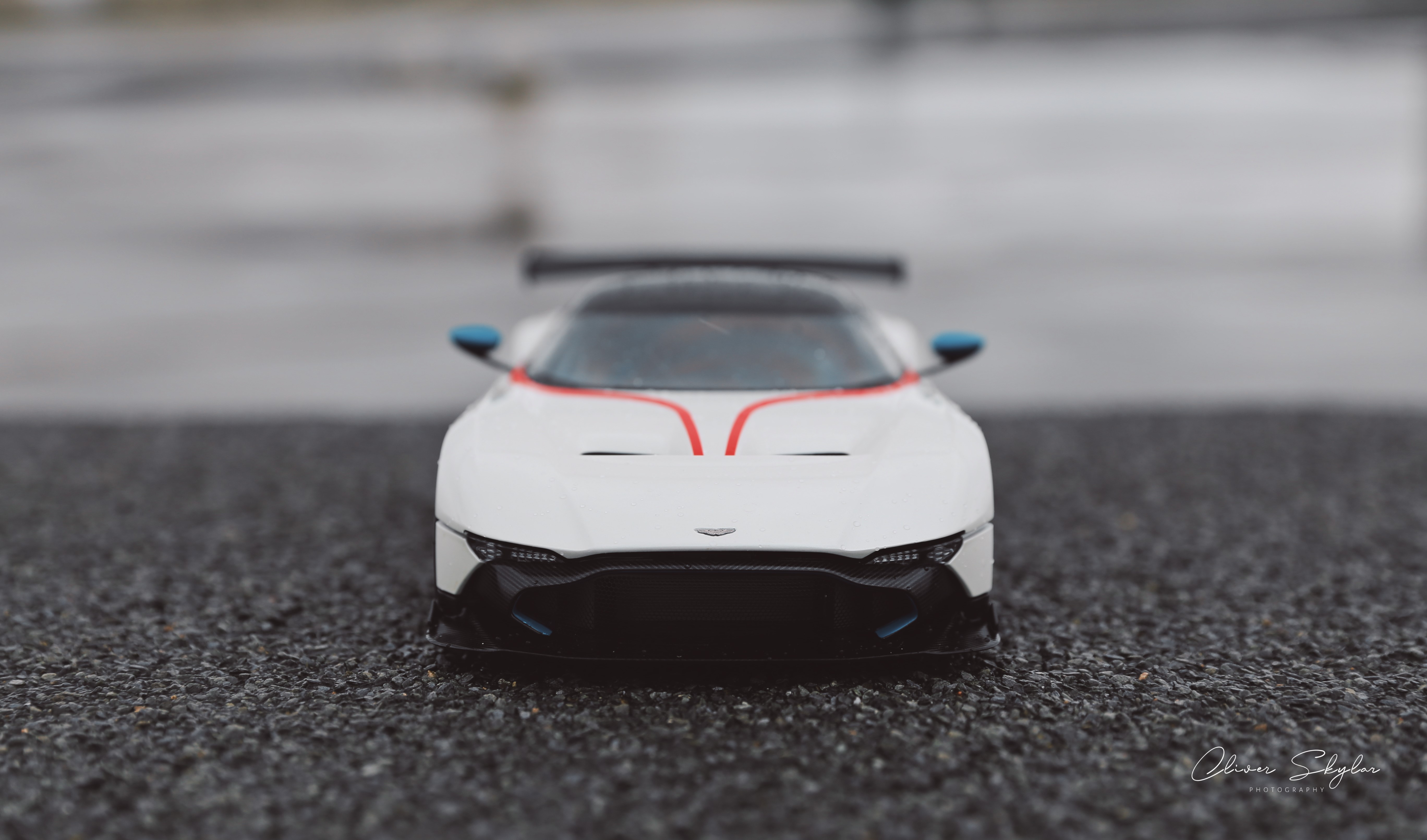 Aston Martin Vulcan race car on asphalt HD Wallpaper