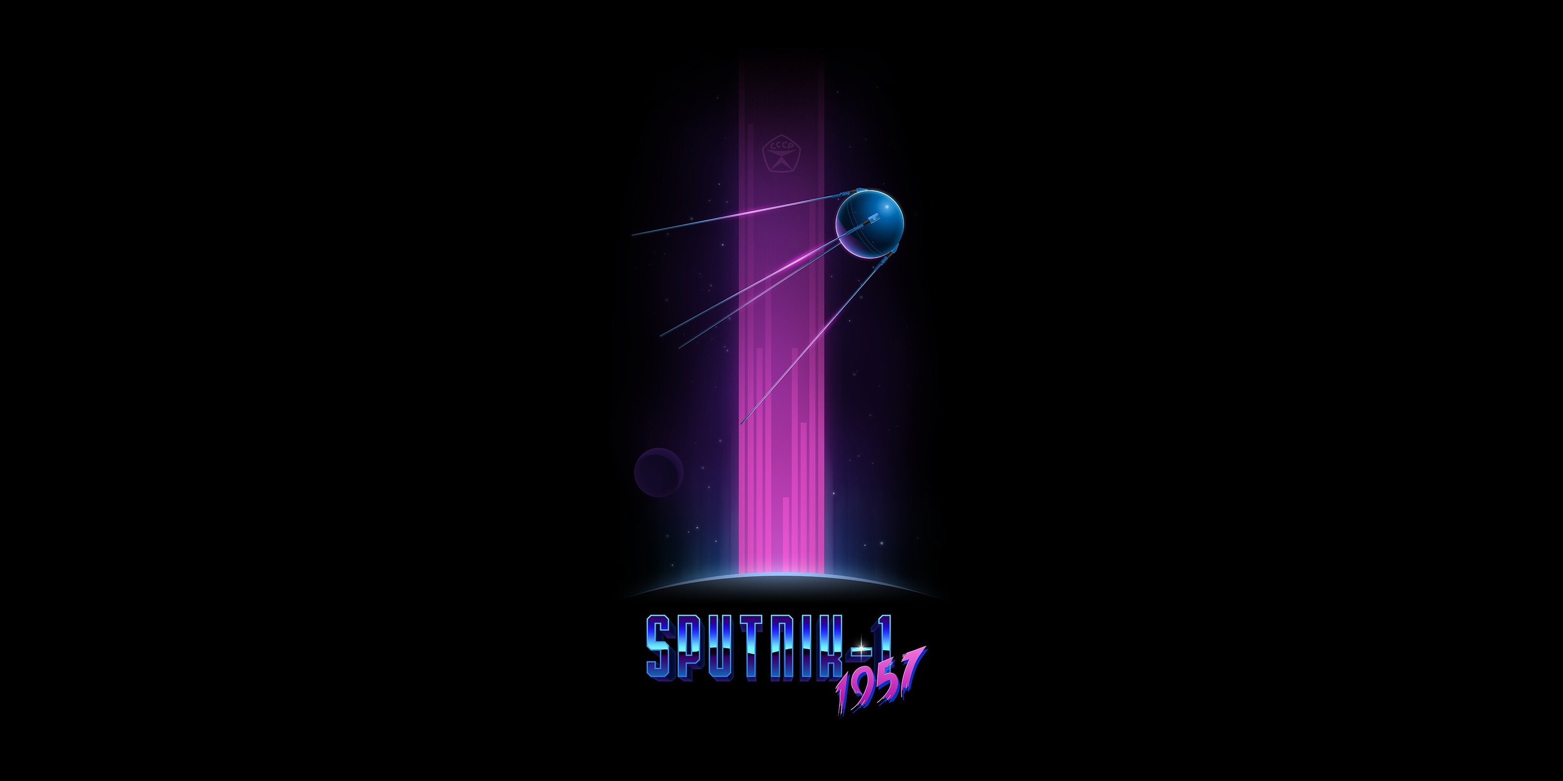 Sputnik 1 Satellite Launch HD Wallpaper