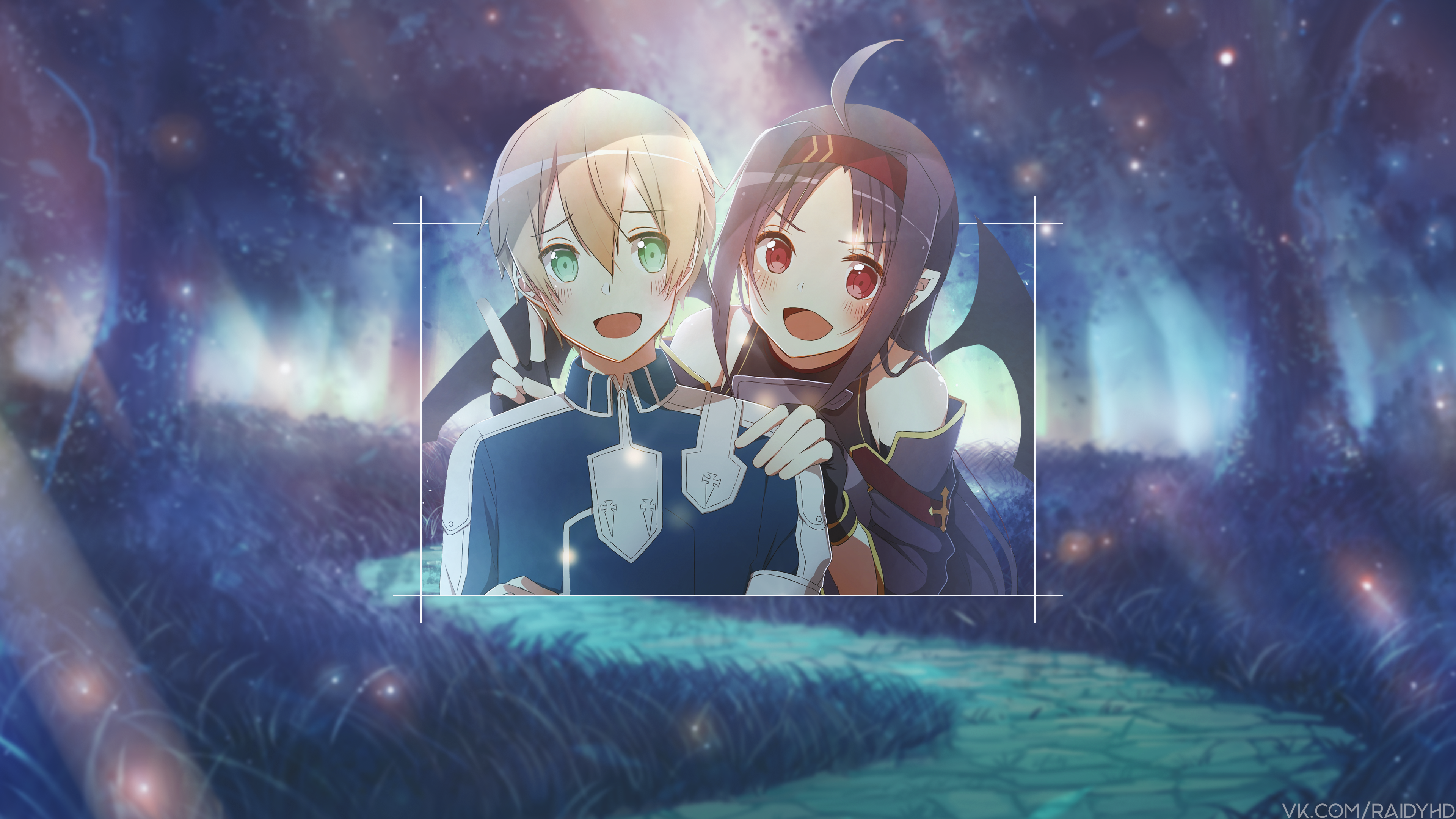 Eugeo and Alice from Sword Art Online HD Wallpaper