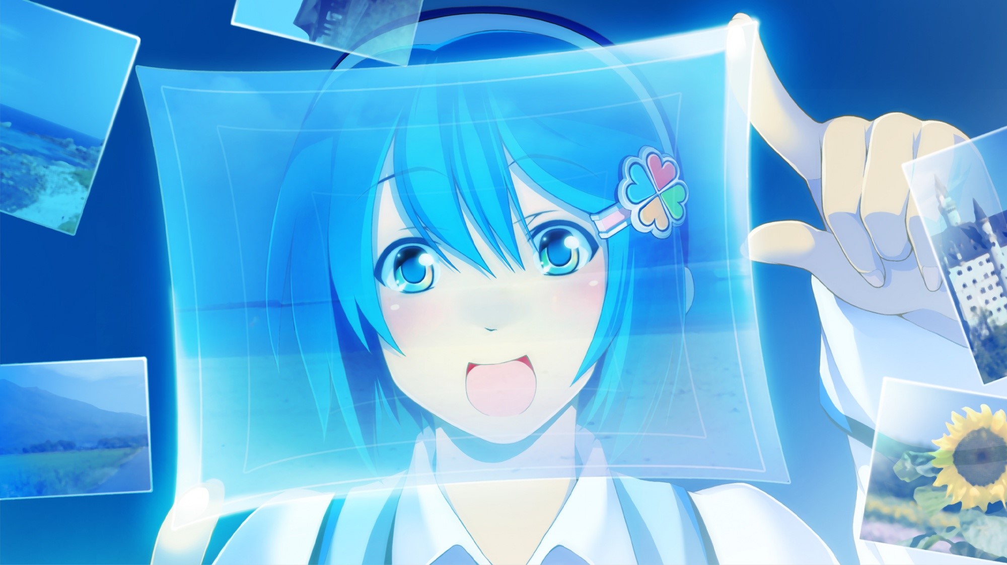 Madobe Nanami from Windows 7 OS-tan HD Wallpaper