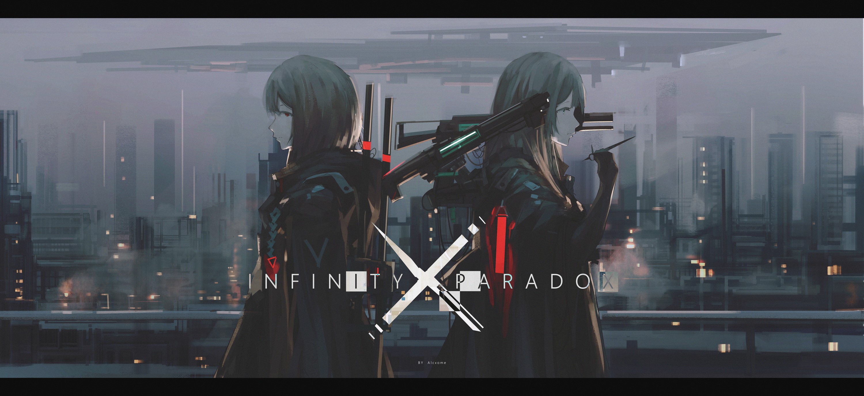 Infinity X Paradox anime art by Alcxome HD Wallpaper