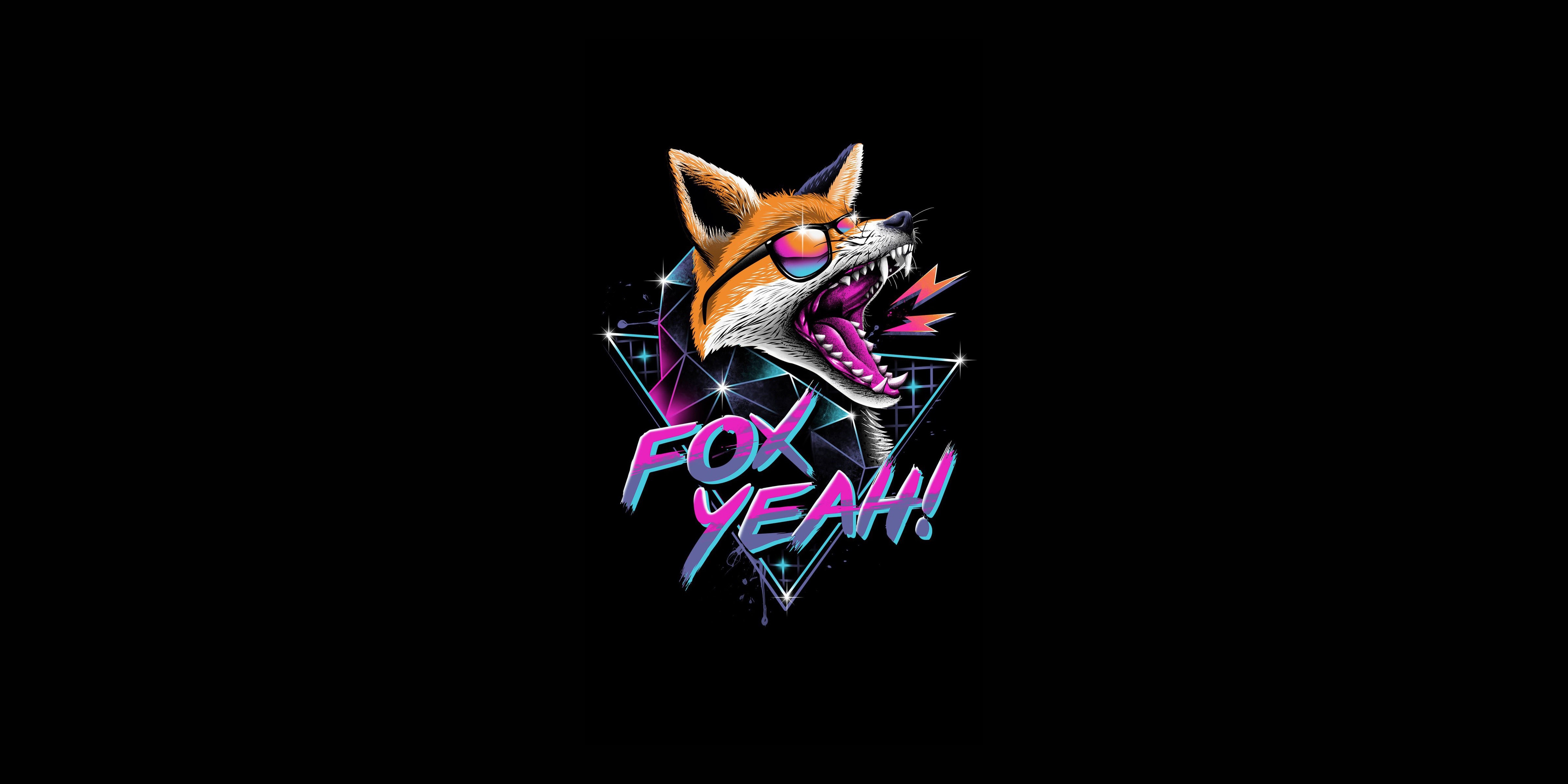 Fox Yeah! Artwork HD Wallpaper