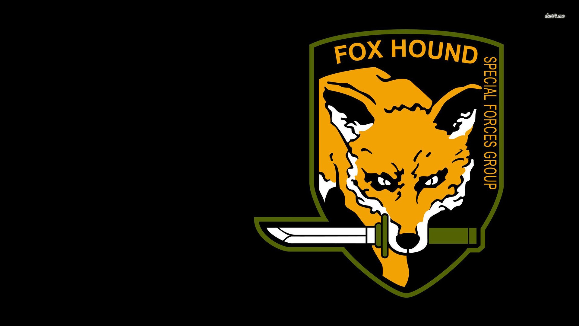 Fox Hound Special Forces Group logo from Metal Gear Solid HD Wallpaper