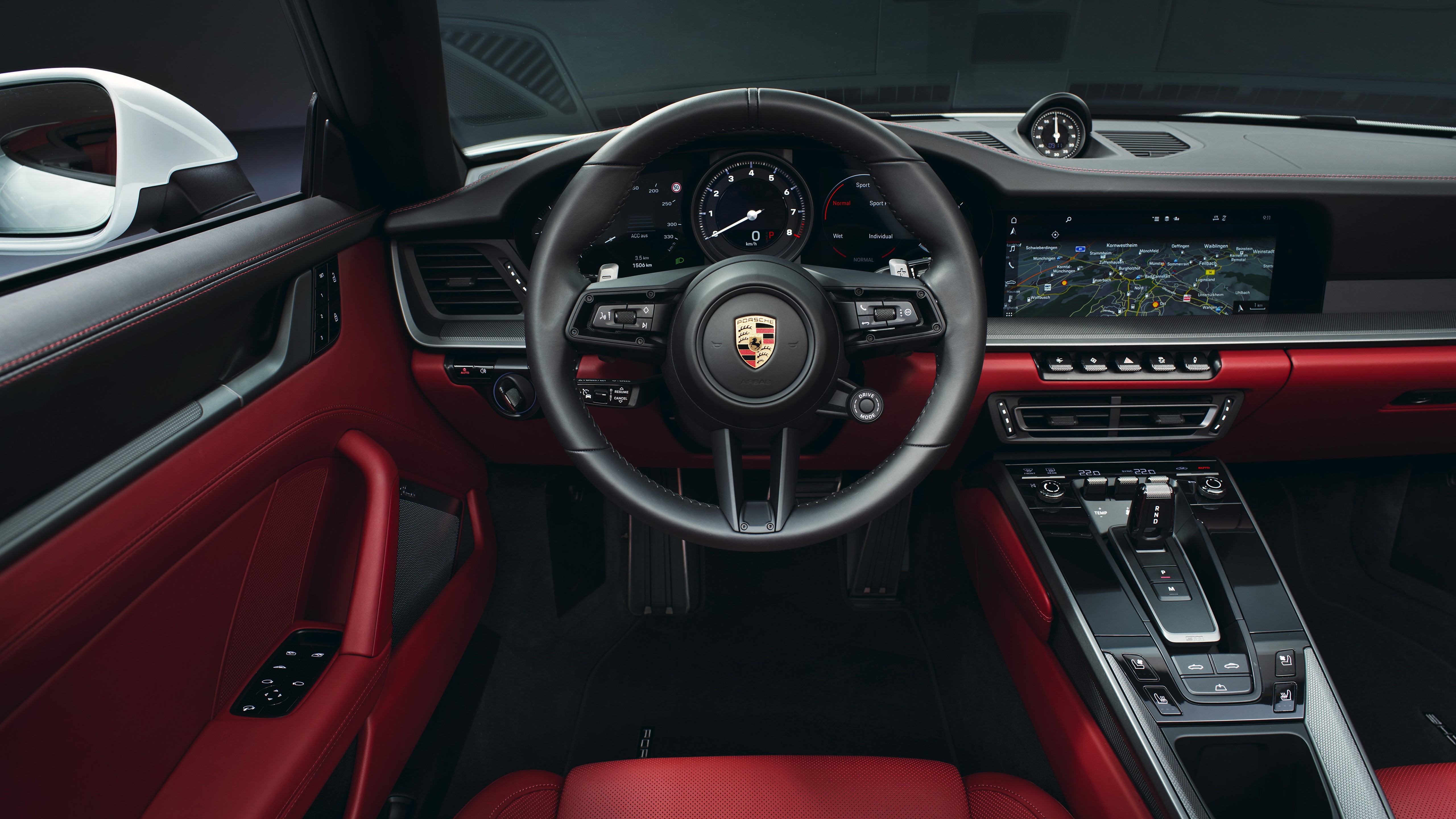  959122 4K Porsche Car Interior Vehicle Interiors Porsche 911 