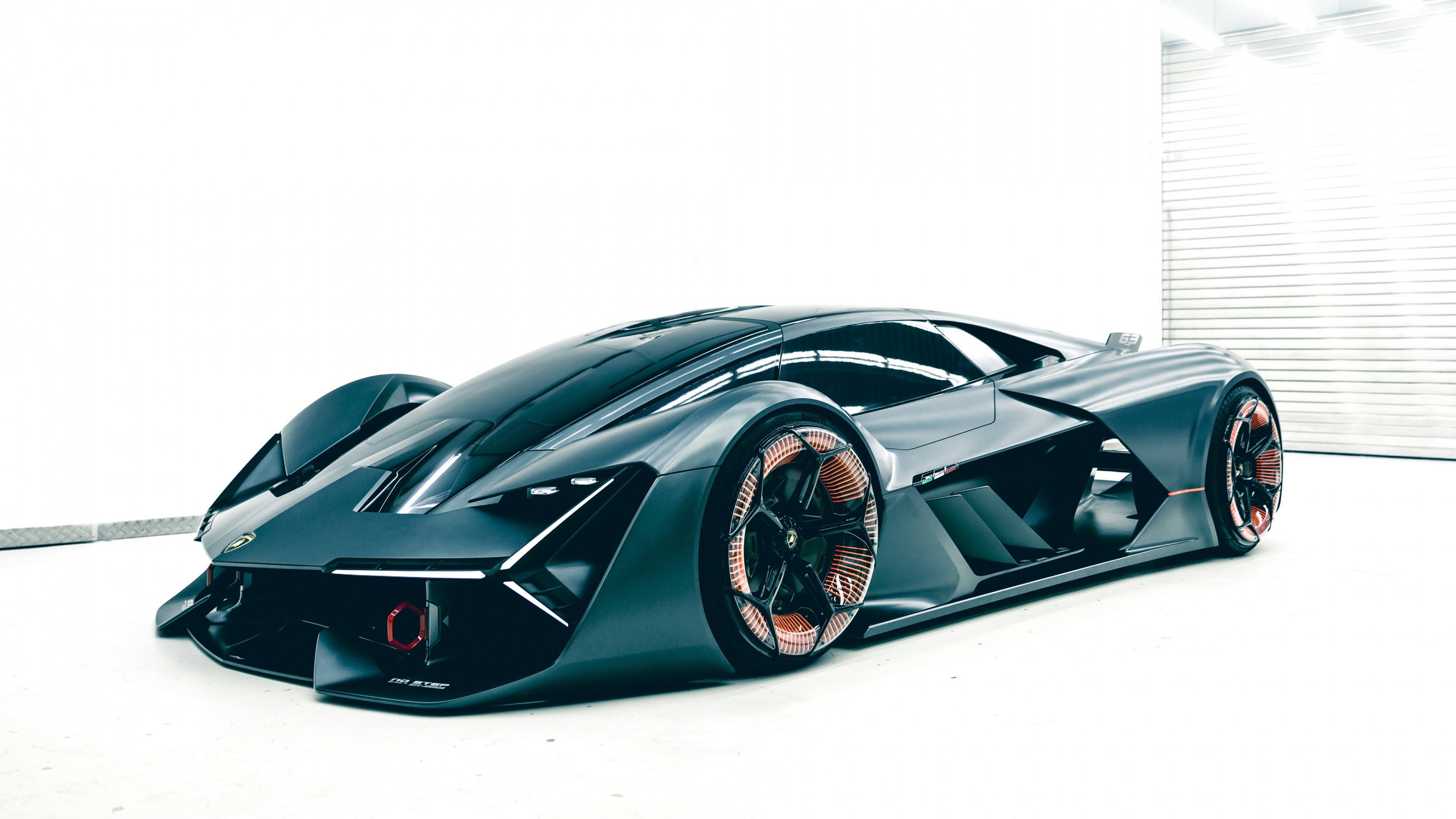 4K Lamborghini Terzo Millennio concept car HD Wallpaper