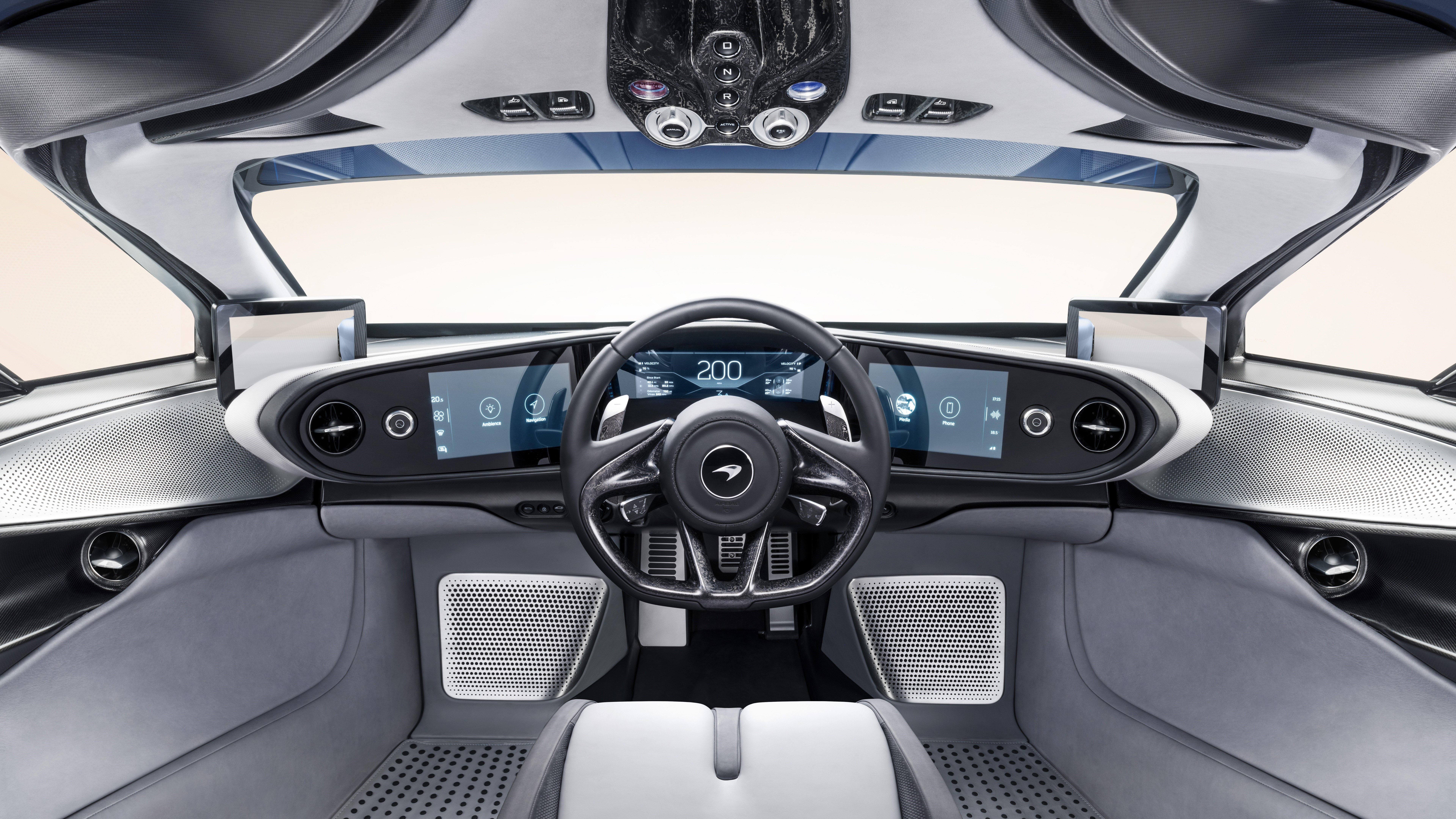McLaren Speedtail car interior HD Wallpaper