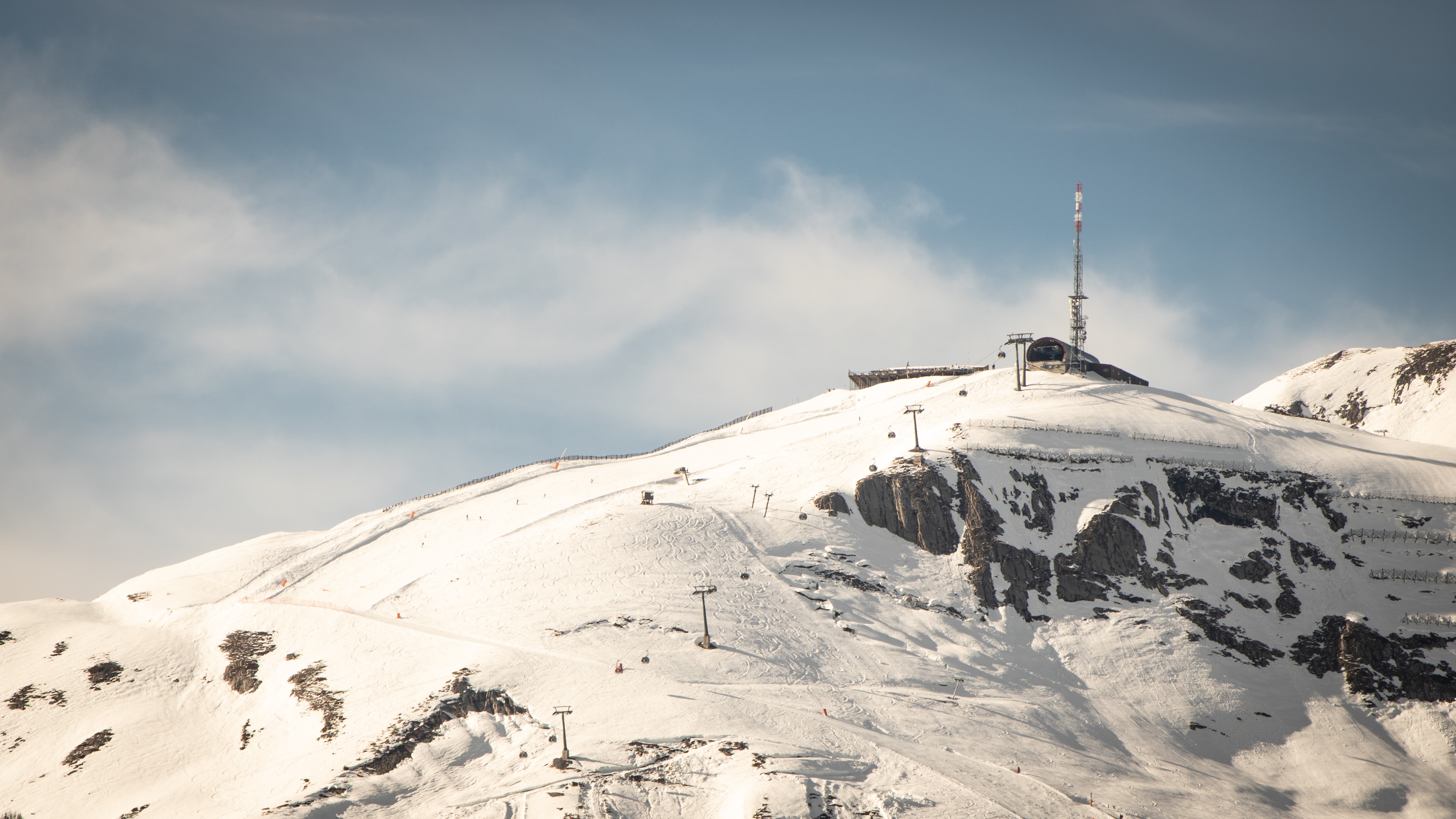4K Switzerland Mountains Summit Landscape HD Wallpaper