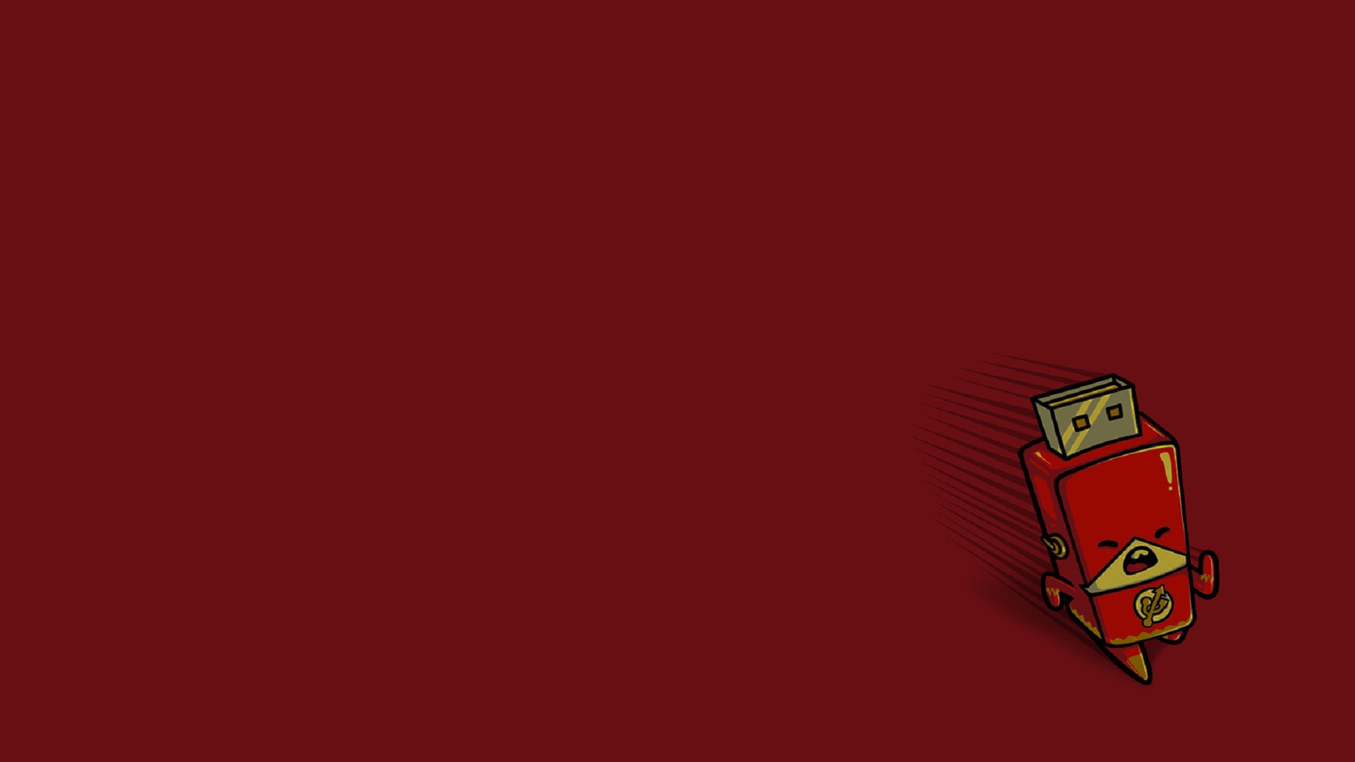 The Flash USB drive running HD Wallpaper