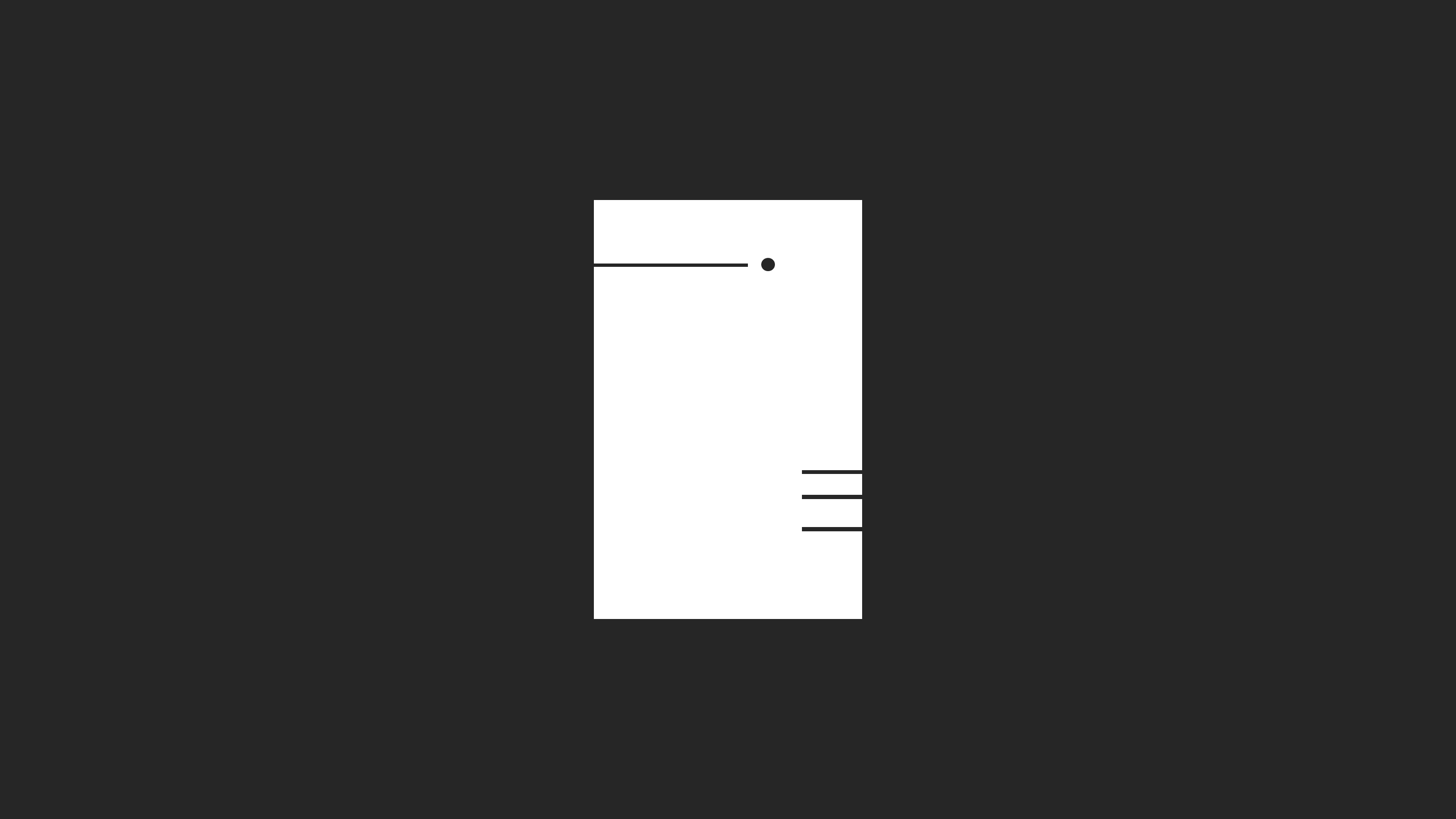 Minimalist illustration of a computer tower HD Wallpaper