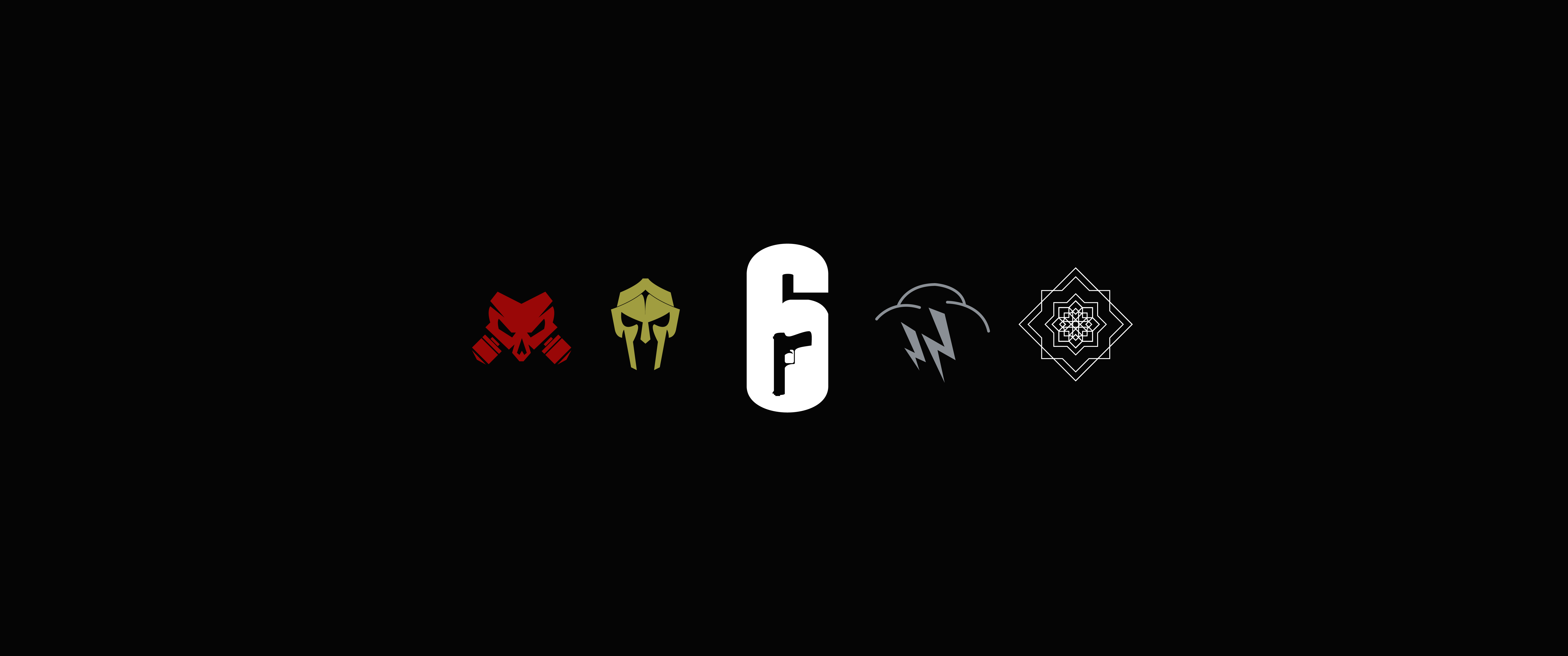 Rainbow 6 Siege Icons HD Wallpaper