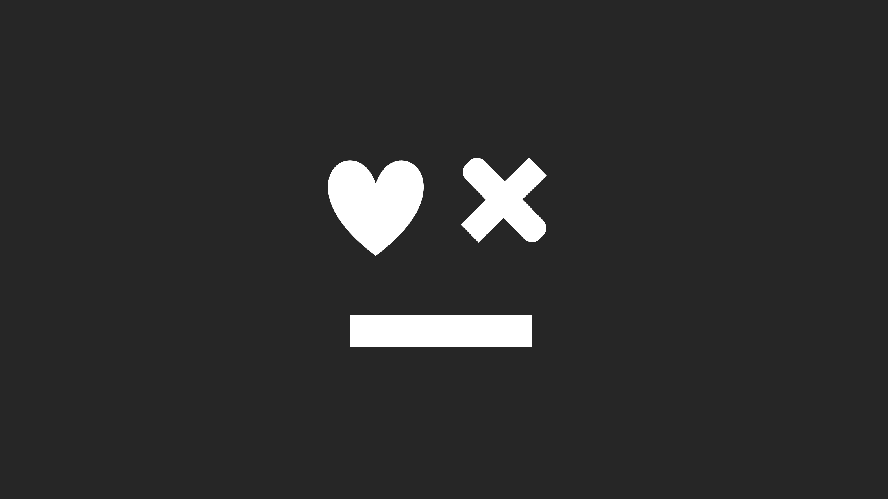 Love, Death & Robots minimalist logo HD Wallpaper