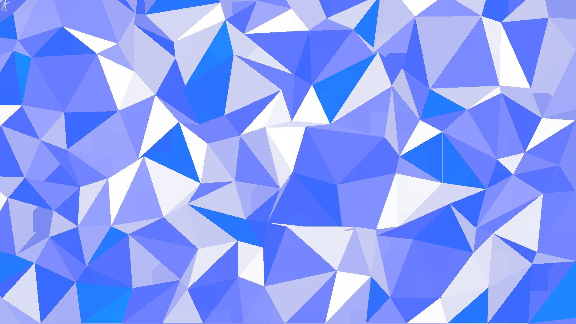 Abstract geometric low-poly art by Ralph A. HD Wallpaper