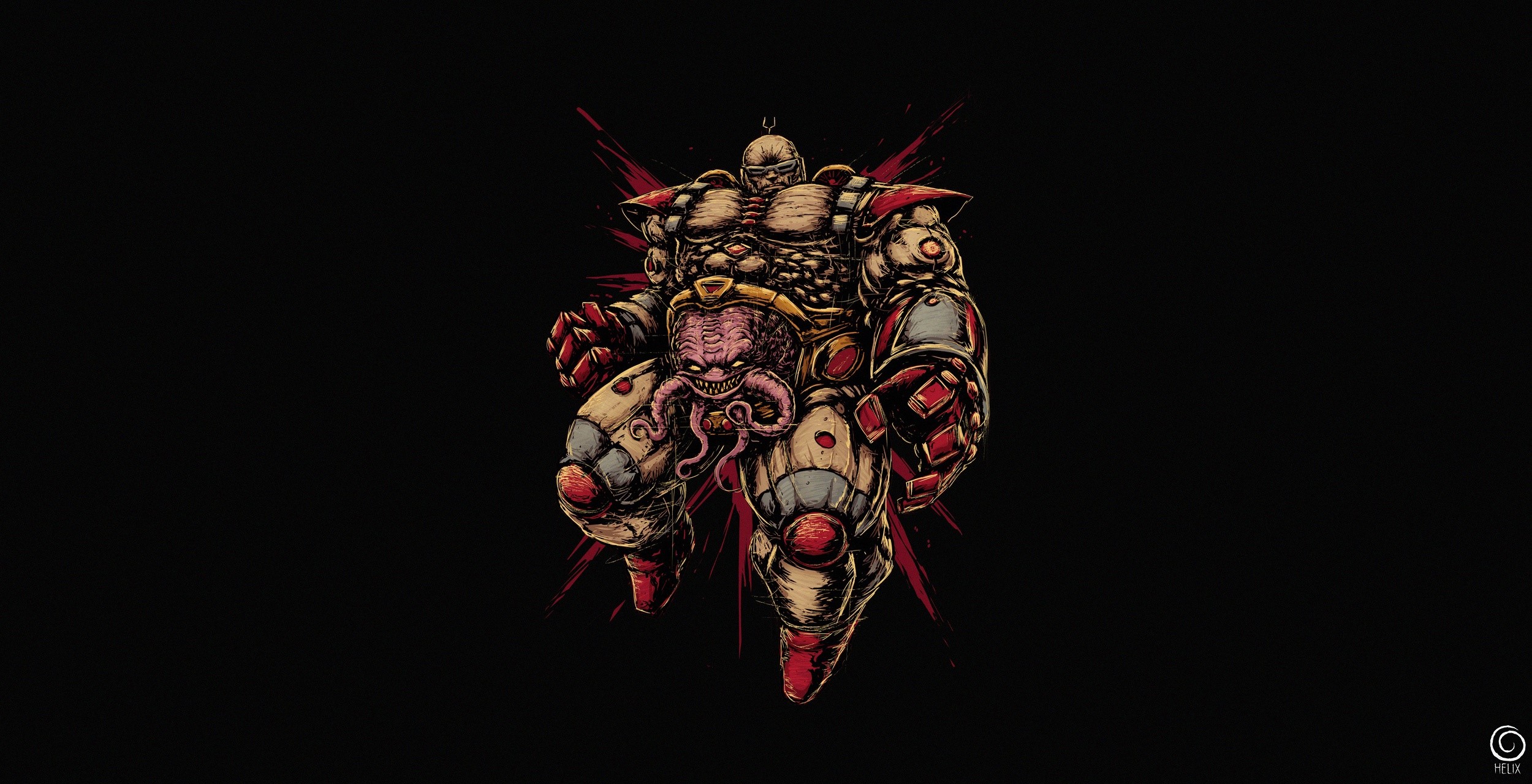 Krang in his robot body from Teenage Mutant Ninja Turtles HD Wallpaper