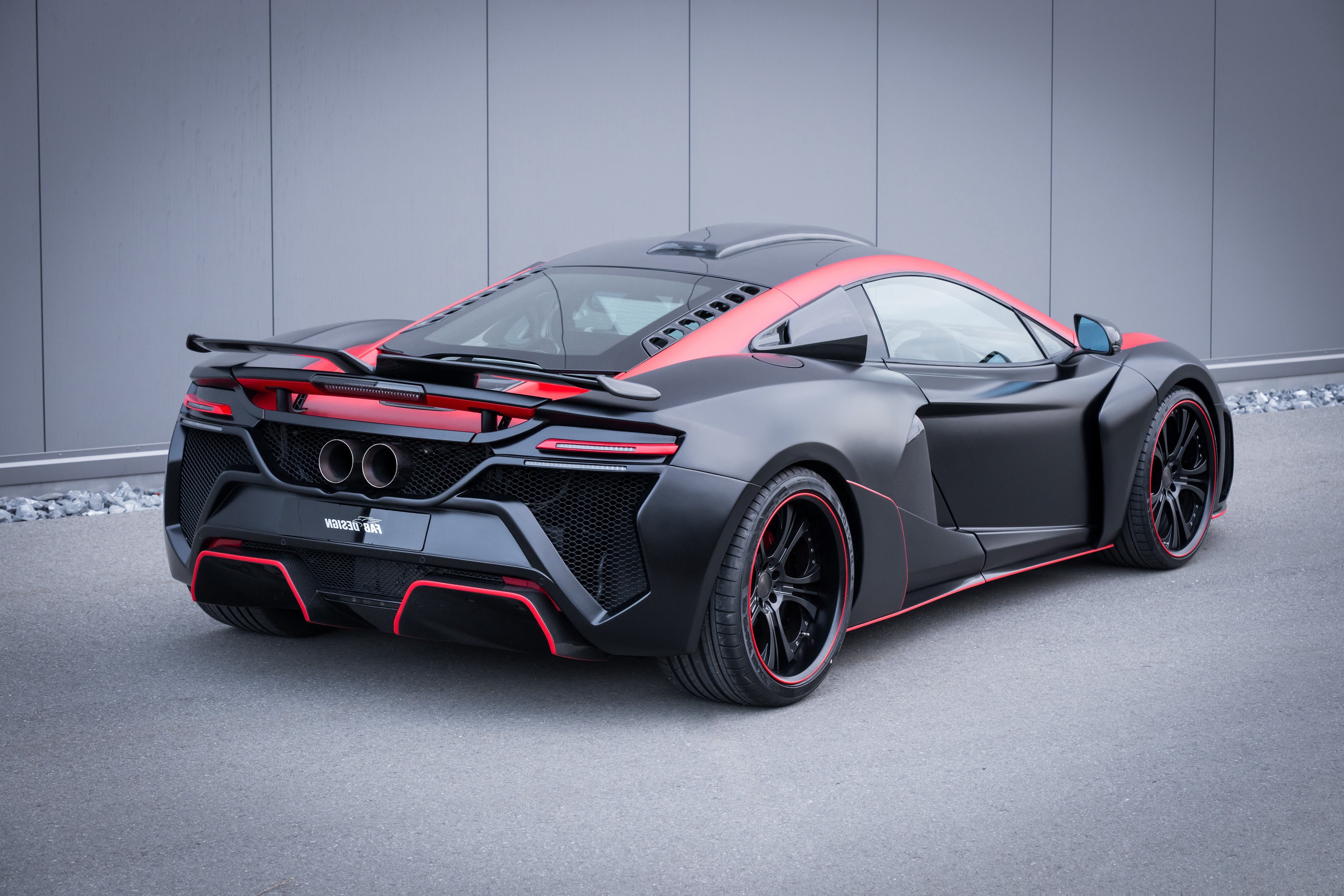 4K McLaren sports car with red accents HD Wallpaper
