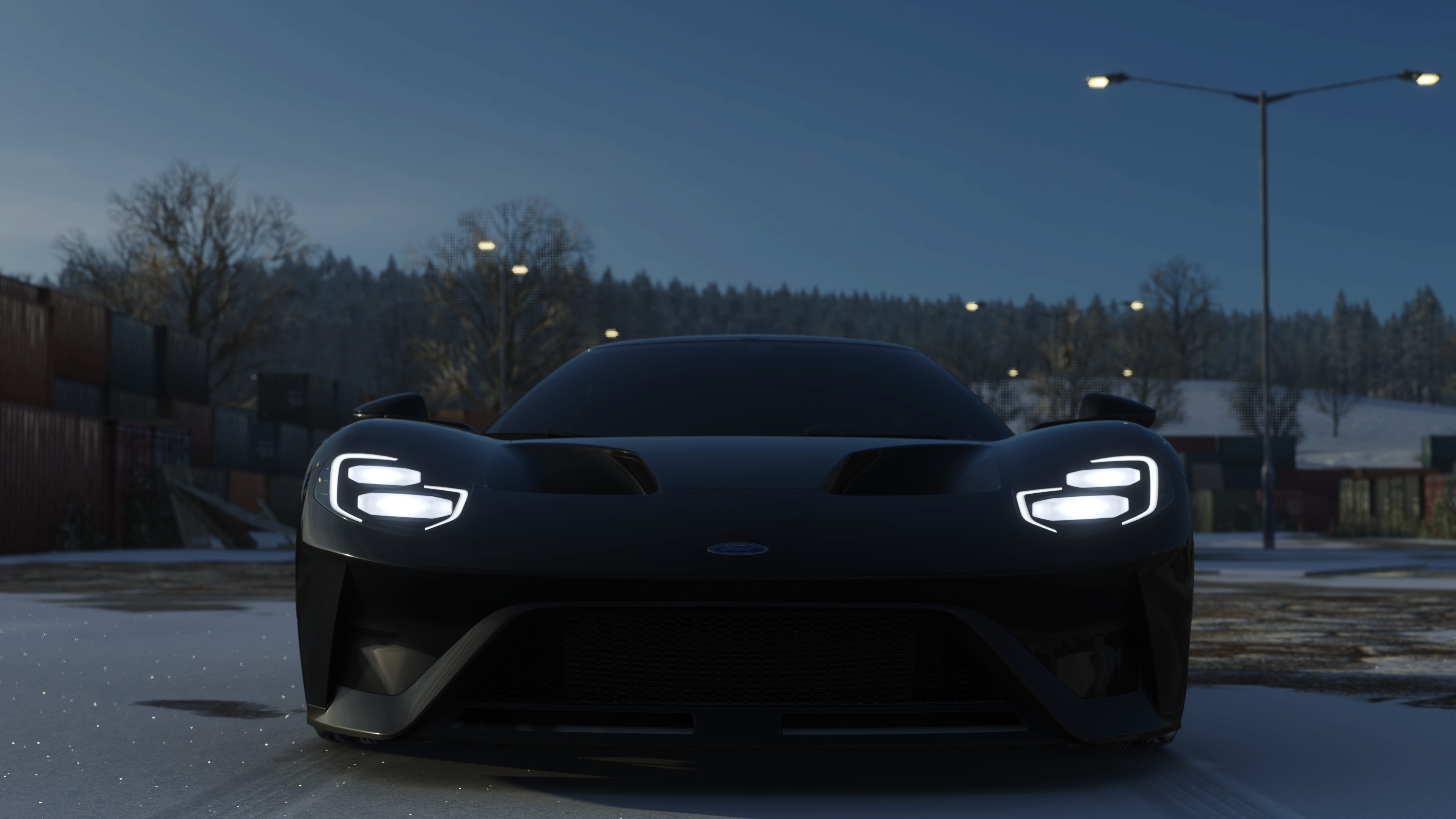 Black Ford GT from Forza Horizon 4 HD Wallpaper