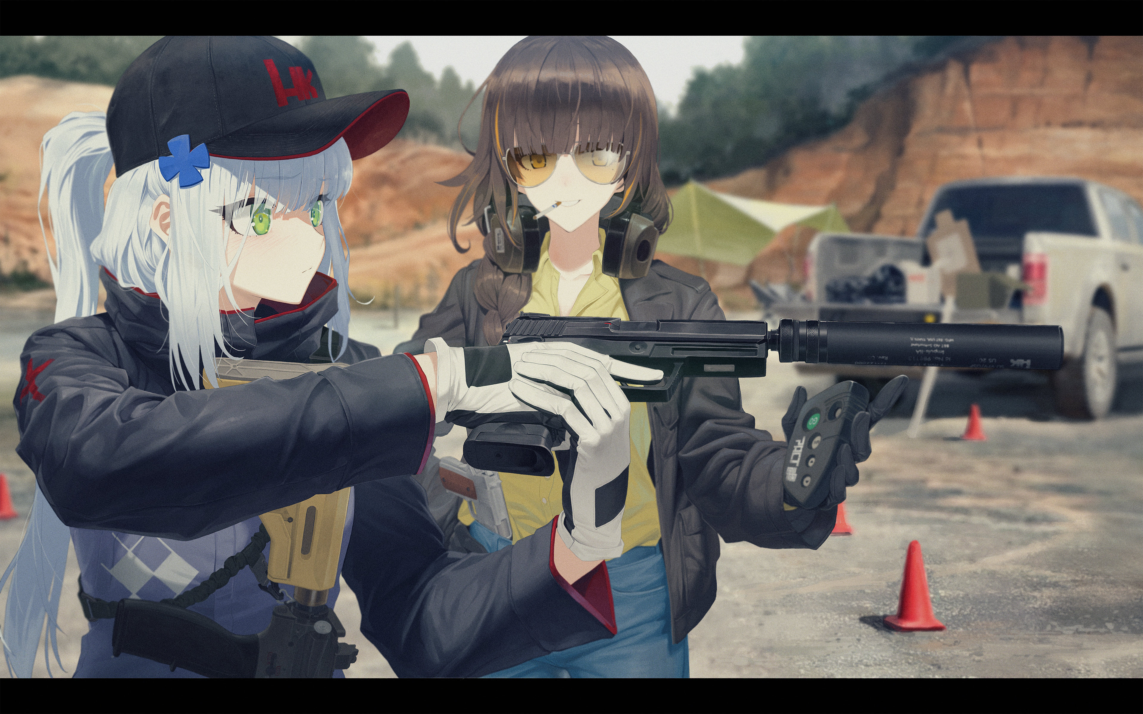 4K Anime Girls from Girls Frontline Artwork HD Wallpaper