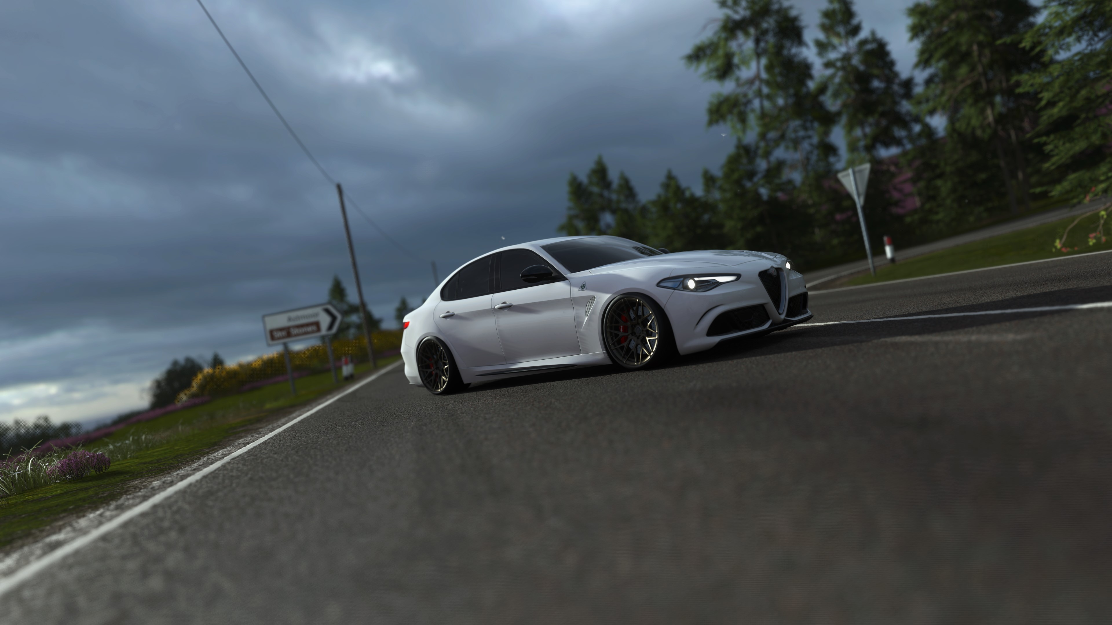 4K Alfa Romeo Giulia Quadrifoglio Forza Horizon 4 HD Wallpaper