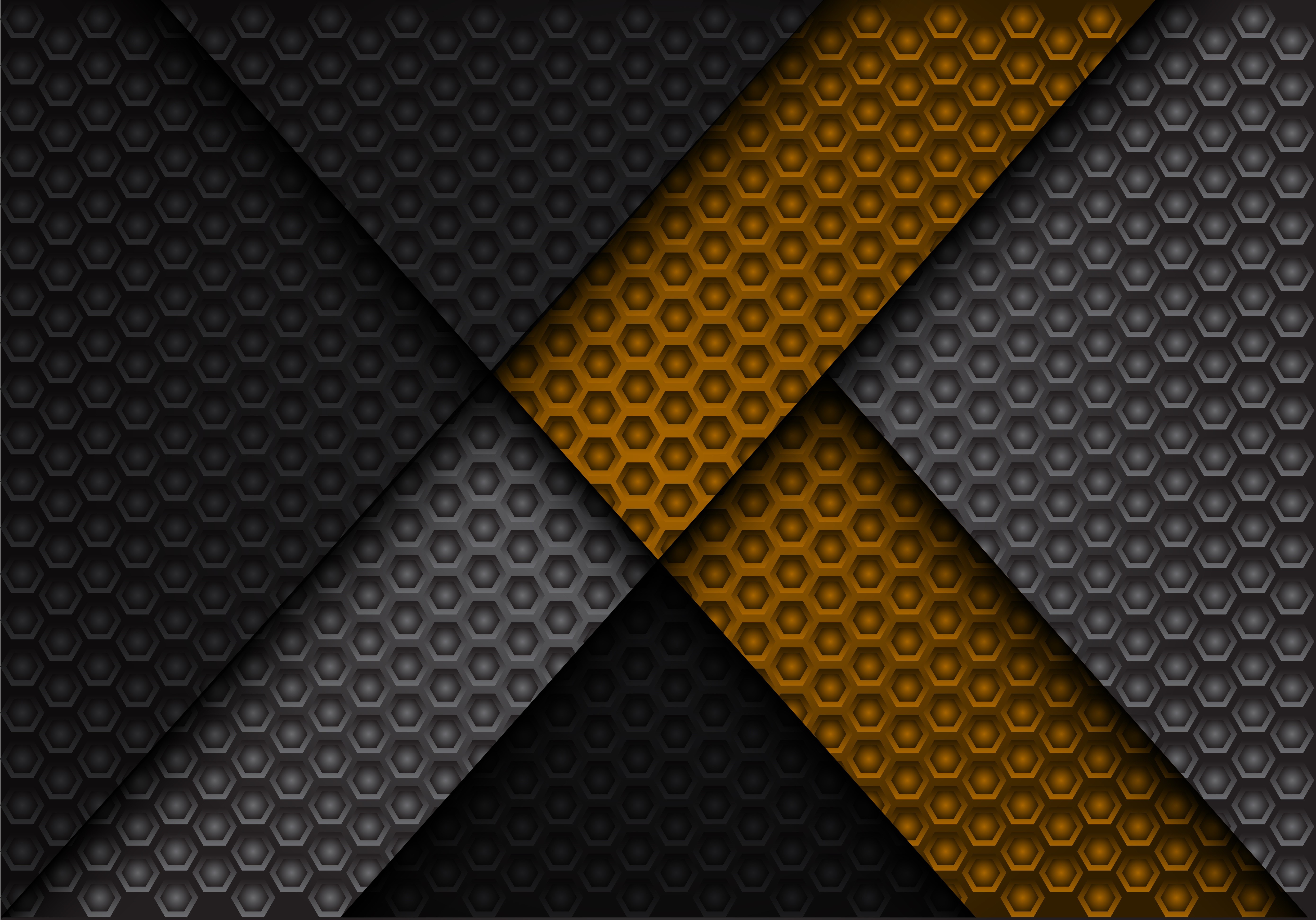 Abstract Hexagonal Pattern Texture 4K HD Wallpaper