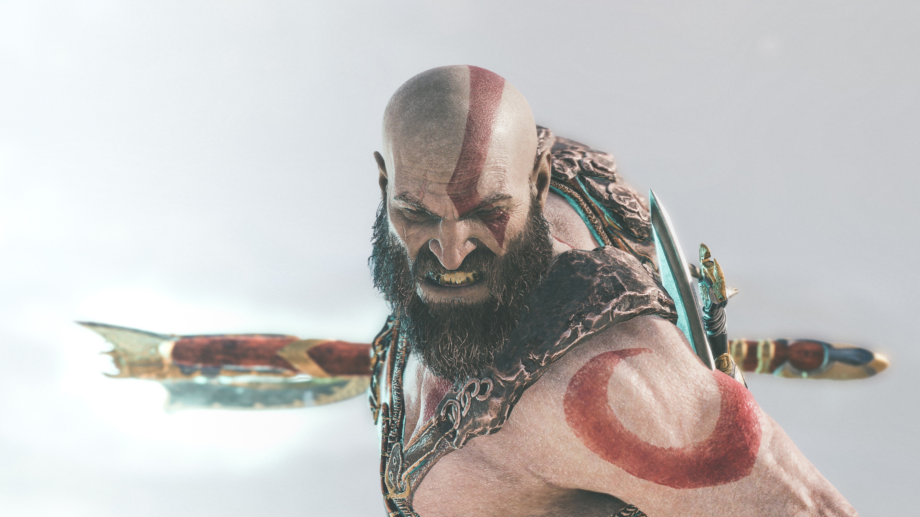 Kratos from God of War (2018) 4K HD Wallpaper