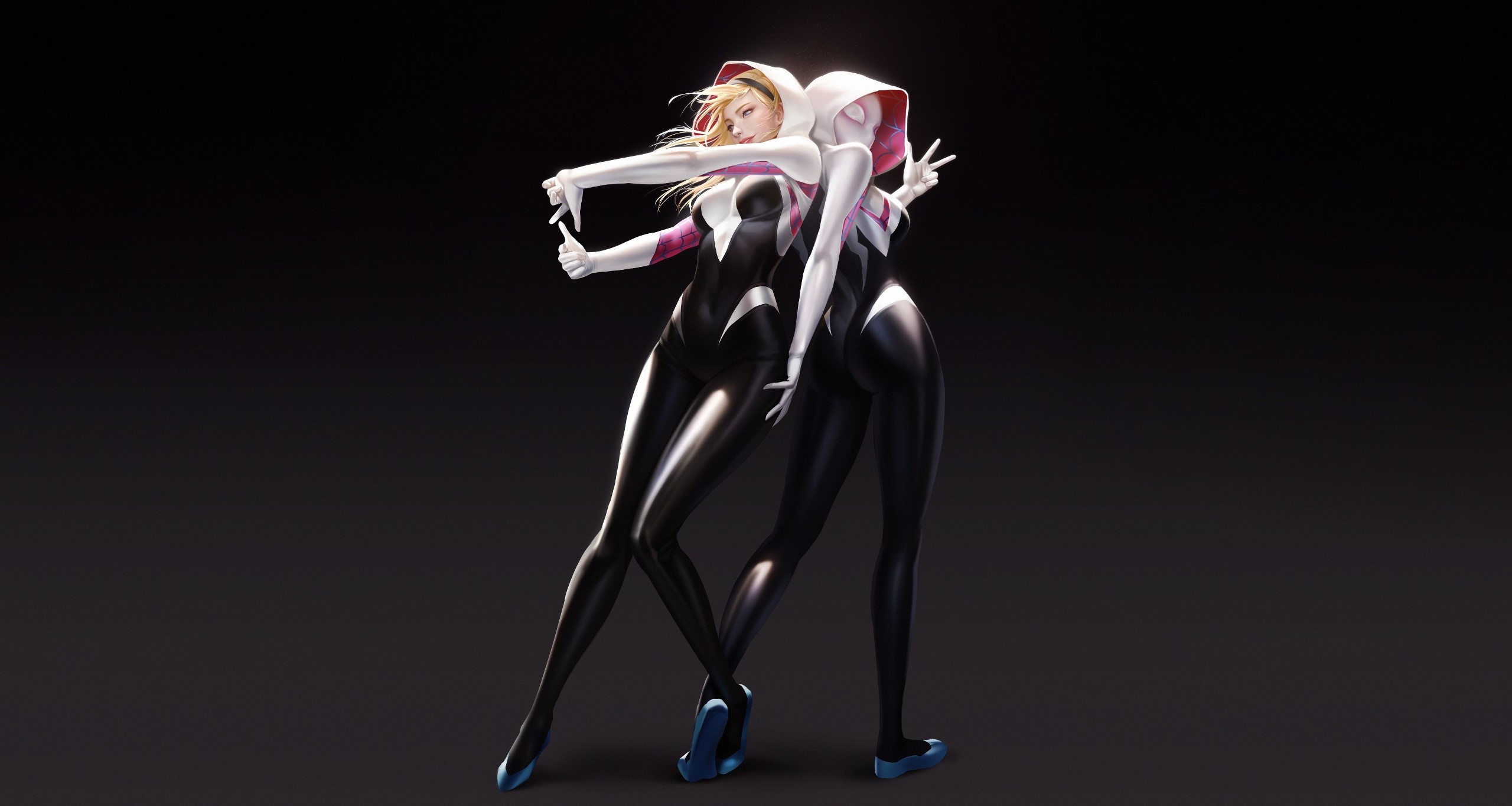 Spider-Woman Gwen Stacy fantasy art HD Wallpaper