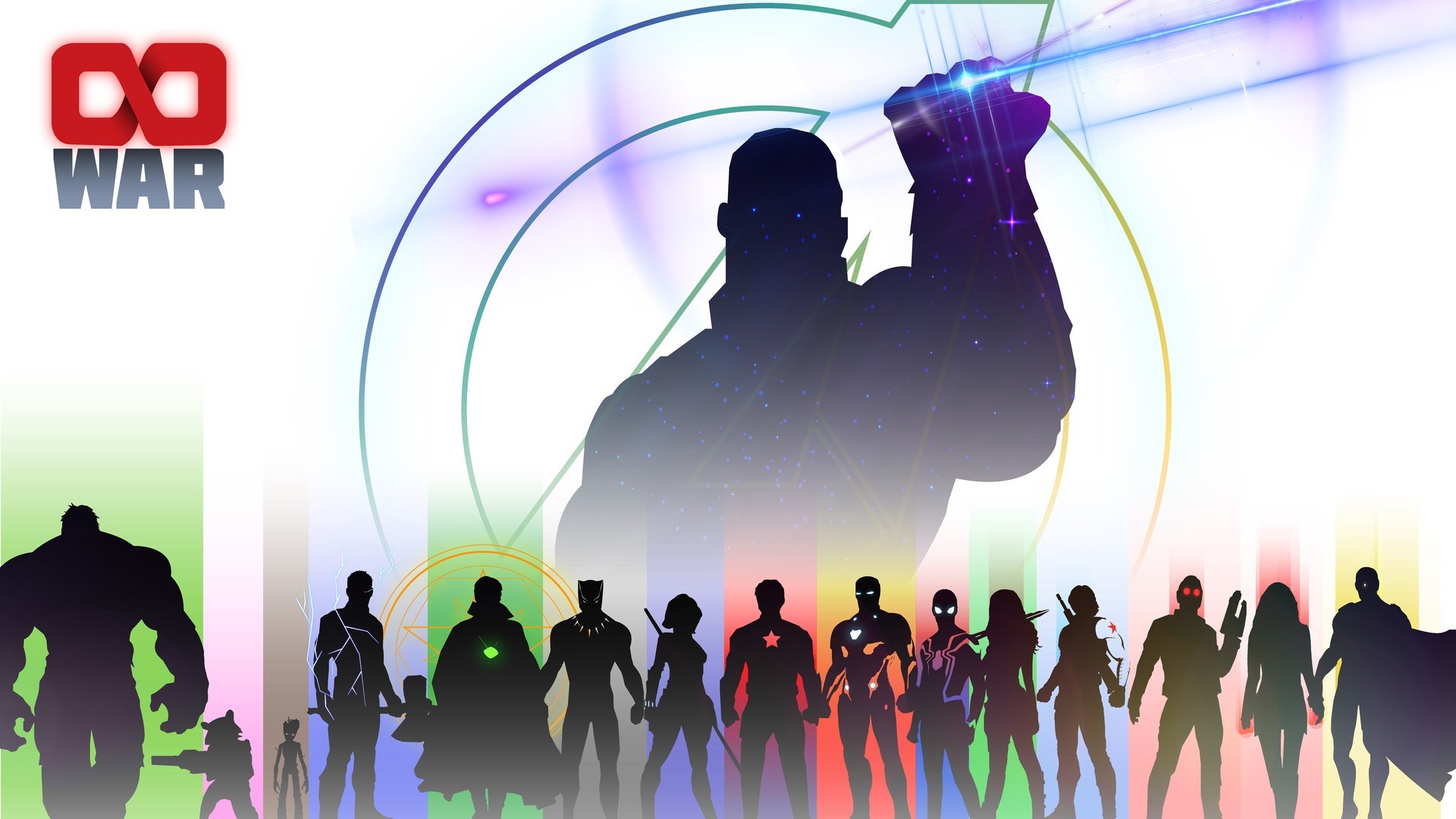 Avengers: Infinity War Poster with Thanos and Heroes HD Wallpaper