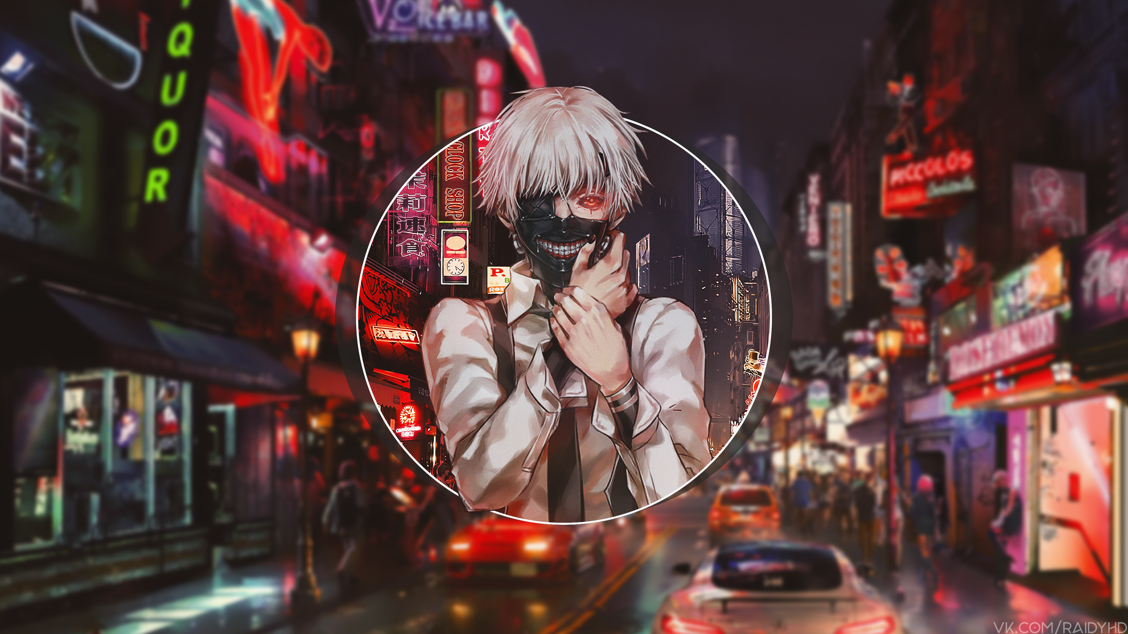 4K Kaneki Ken from Tokyo Ghoul HD Wallpaper