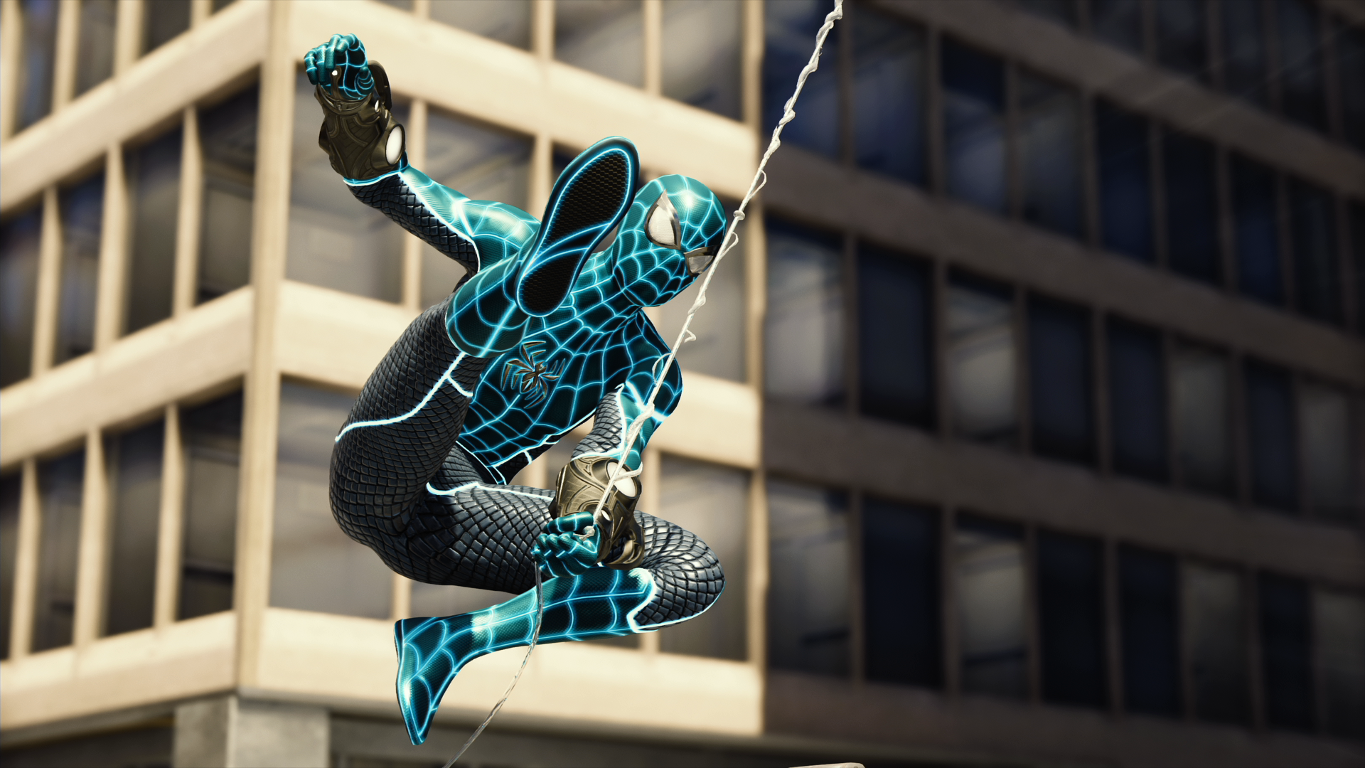 Spider-Man in the Spider-Armor HD Wallpaper