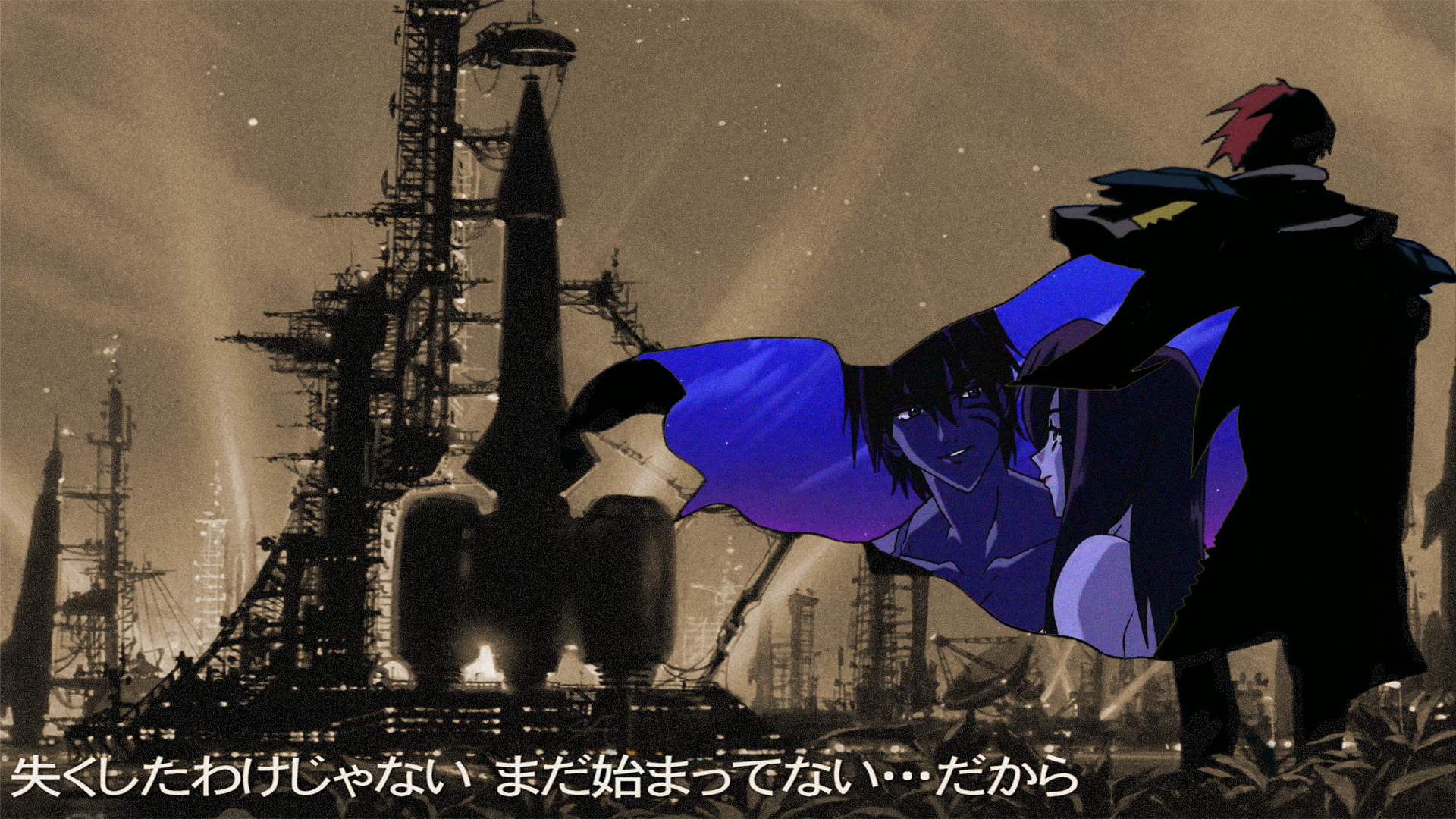 Outlaw Star Melfina and Gene Starwind HD Wallpaper