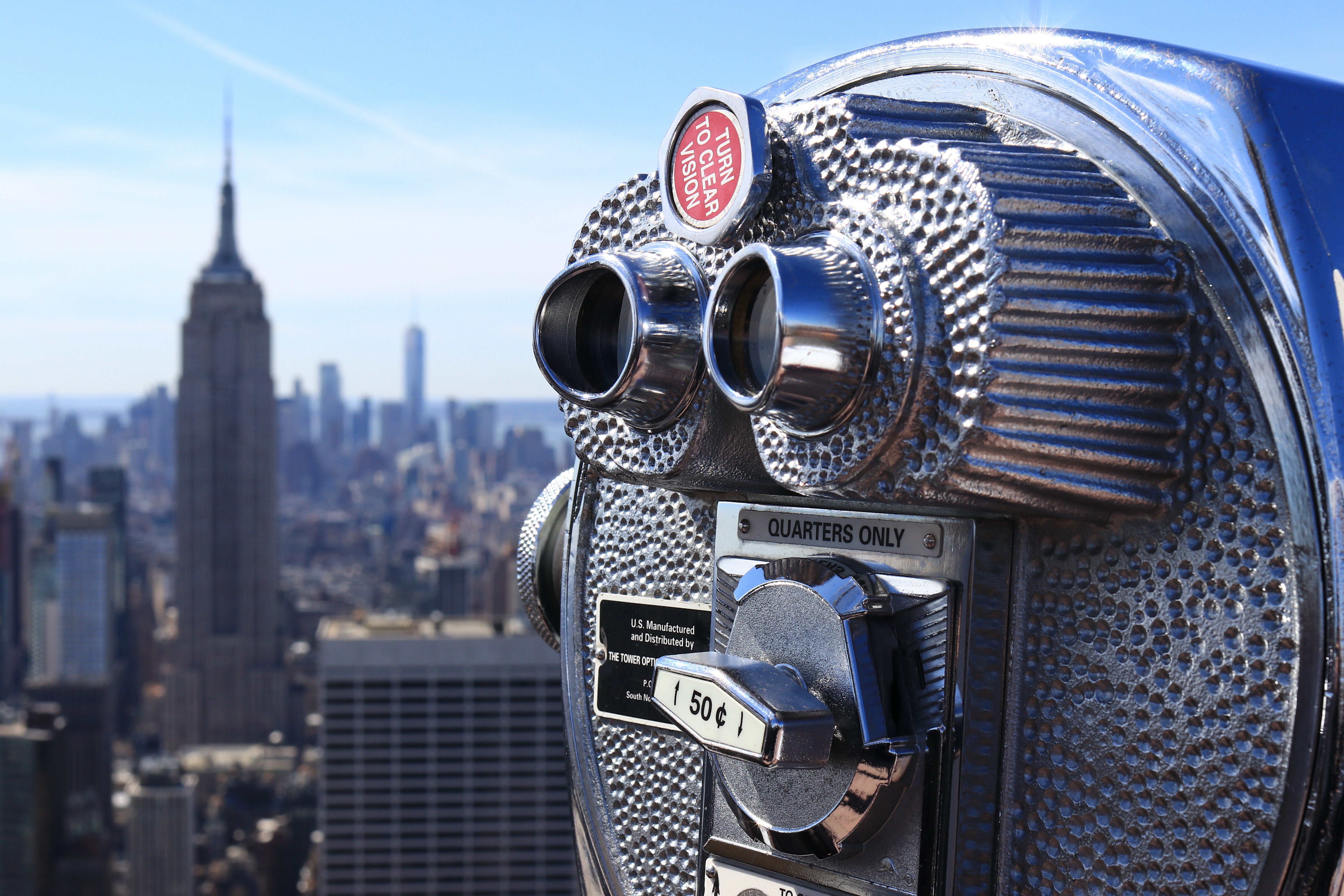 4K New York City Empire State Building view HD Wallpaper