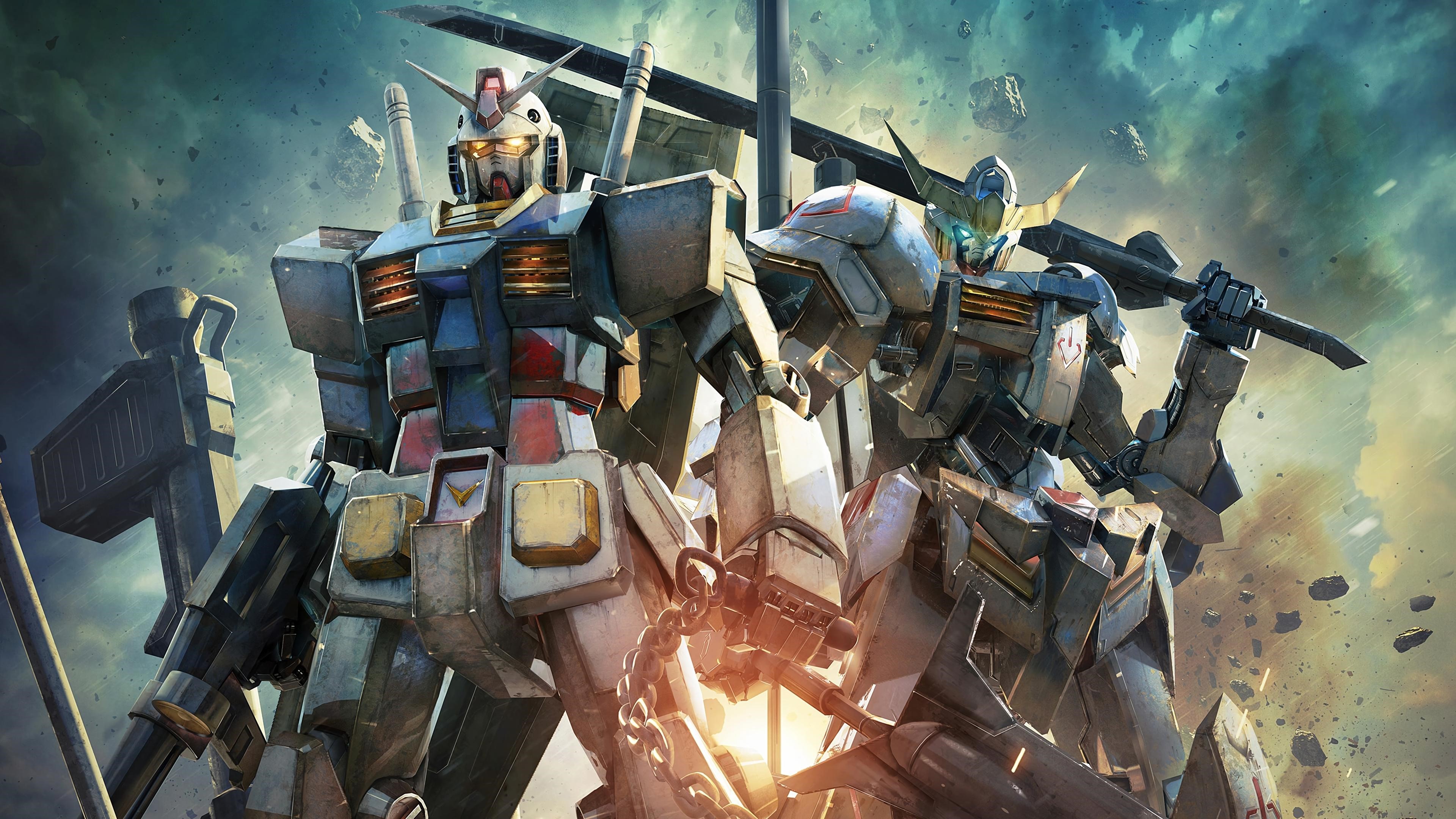 4K Mobile Suit Gundam: Iron-Blooded Orphans Mech Battle HD Wallpaper
