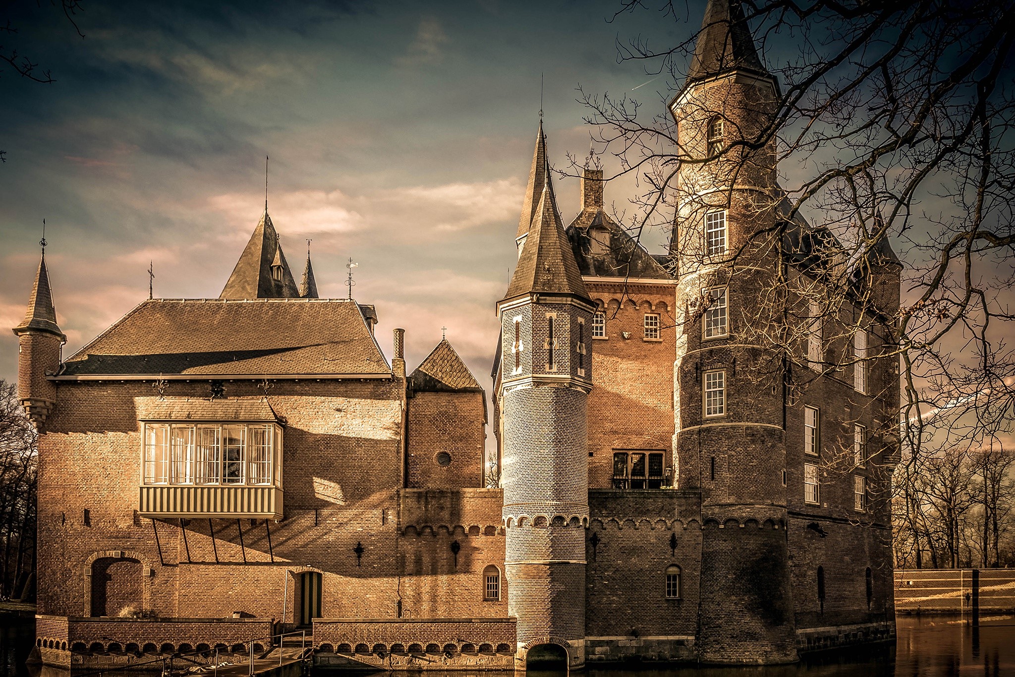 Castle in the Netherlands HD Wallpaper