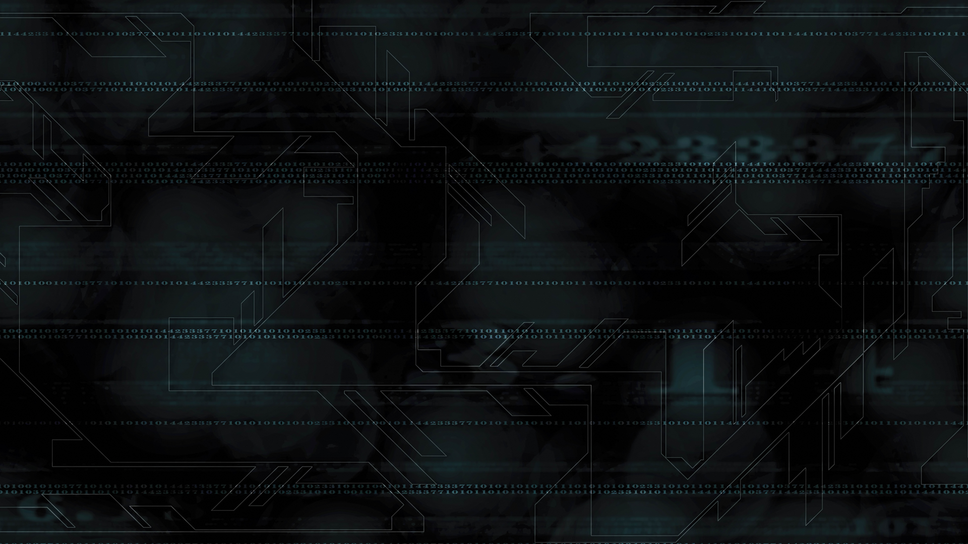 Abstract futuristic tech background with binary code HD Wallpaper