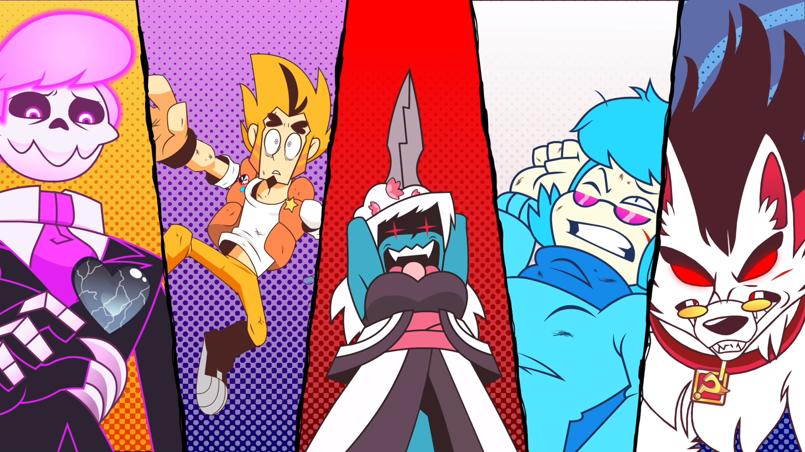 Characters from Mystery Skulls animated series HD Wallpaper