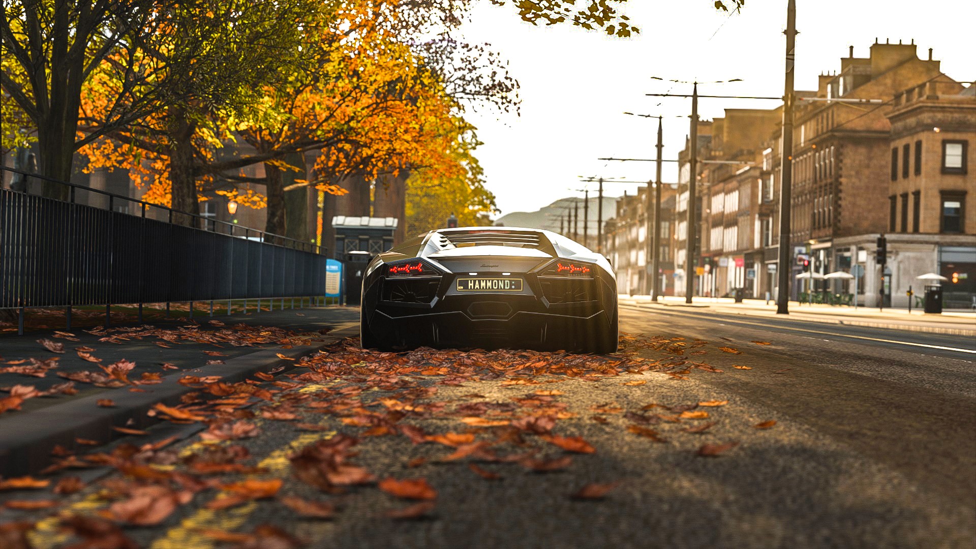 Lamborghini Aventador Roadster in Forza Horizon 4 HD Wallpaper