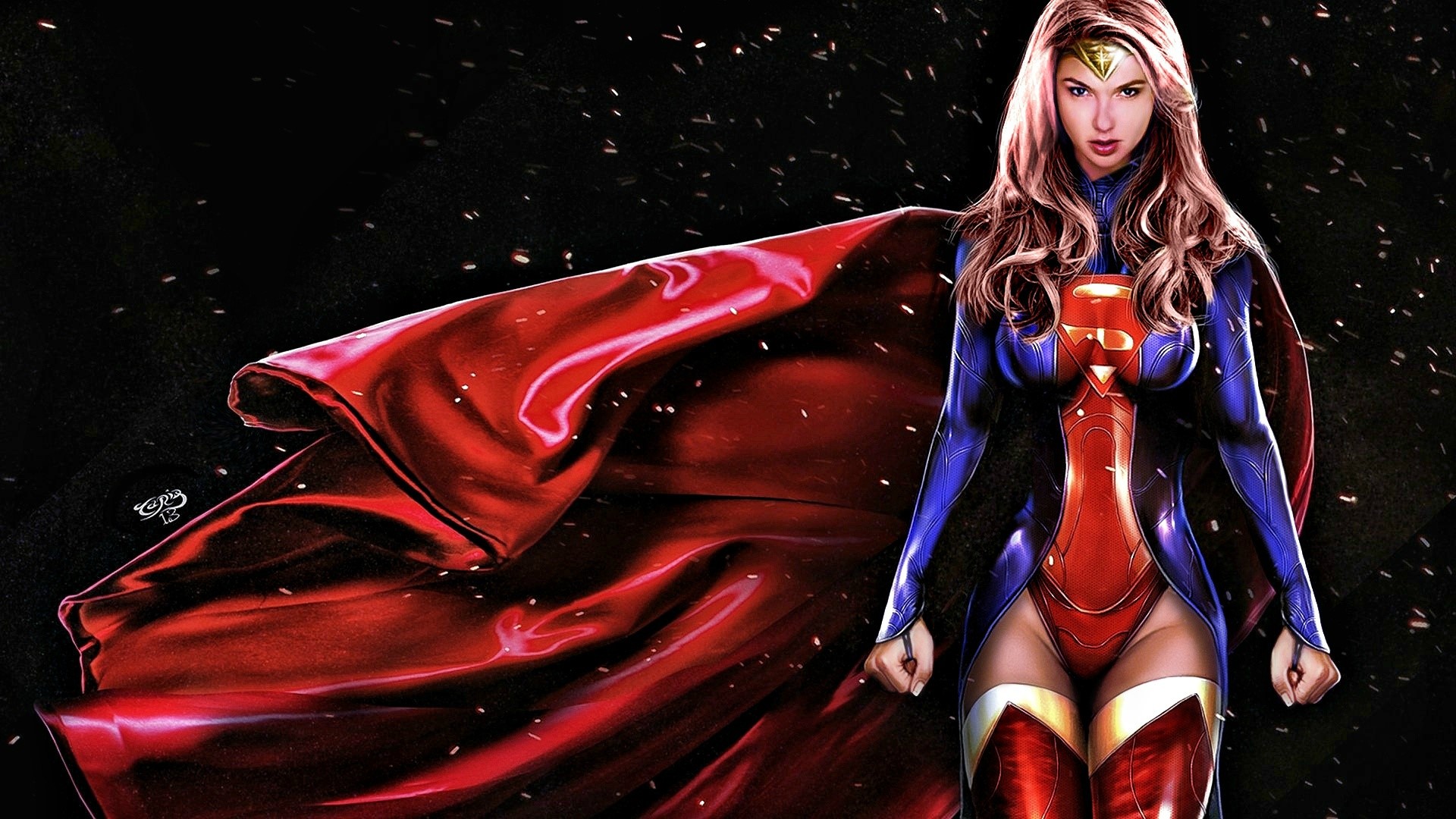 Supergirl artwork featuring Gal Gadot HD Wallpaper