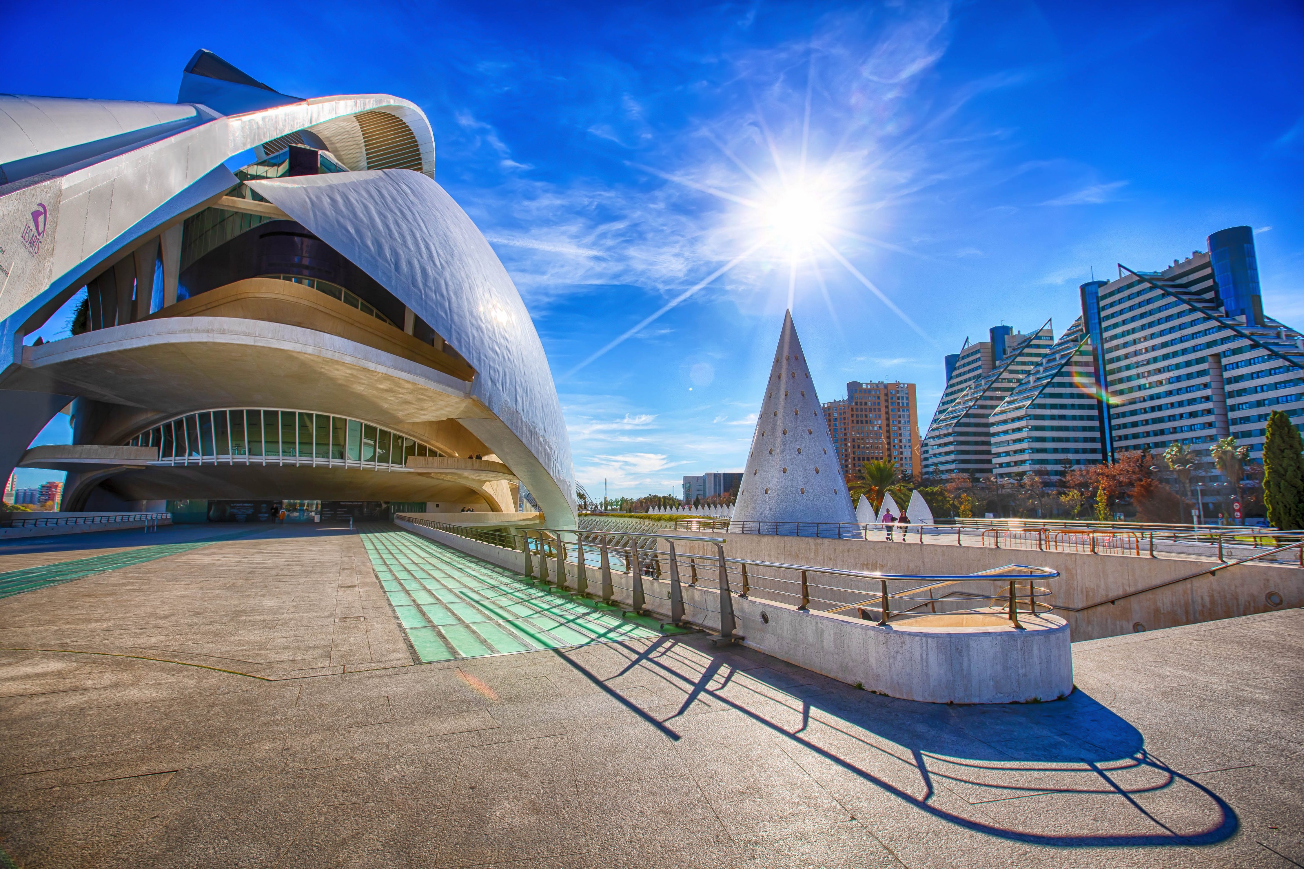 4K Cityscape Architecture in Valencia, Spain HD Wallpaper