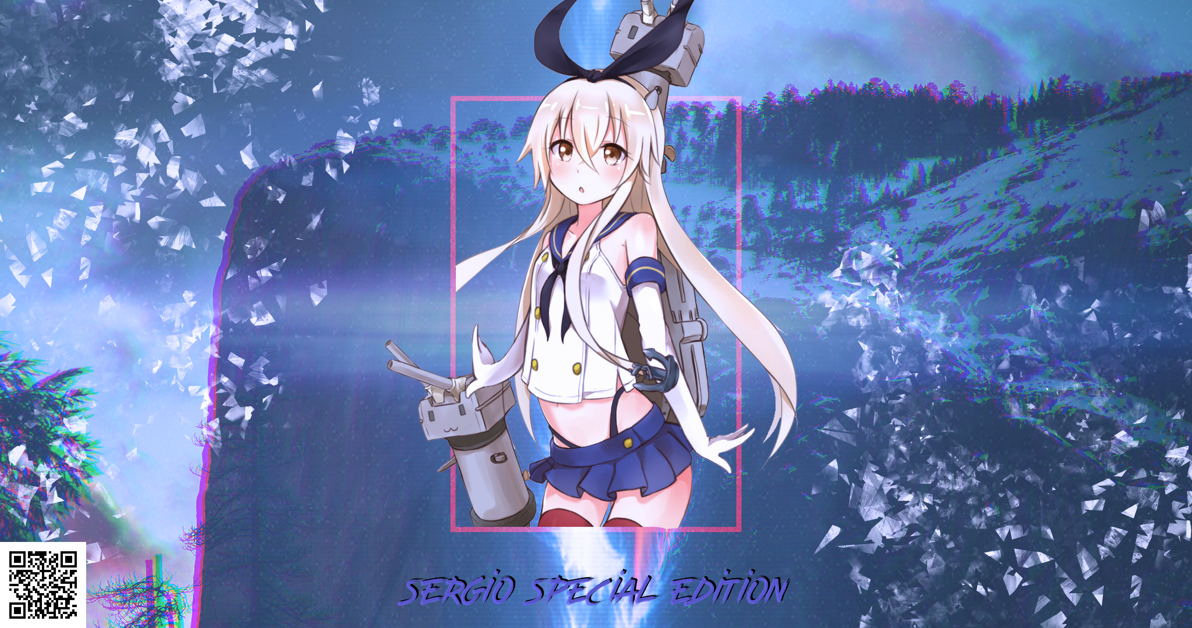 4K Shimakaze from Kantai Collection HD Wallpaper
