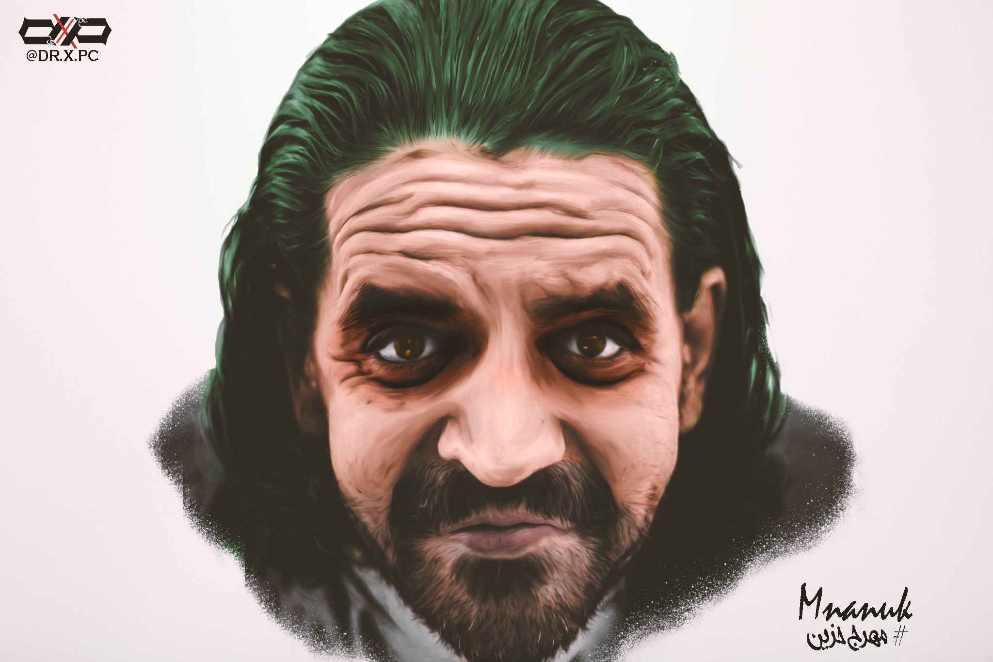 Manauk as Joker, Algeria HD Wallpaper