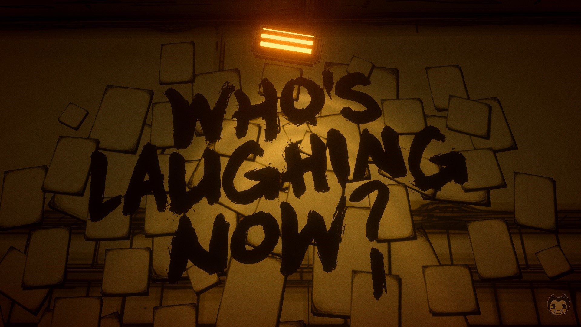 Bendy and the Ink Machine: Who's Laughing Now? Title Card HD Wallpaper