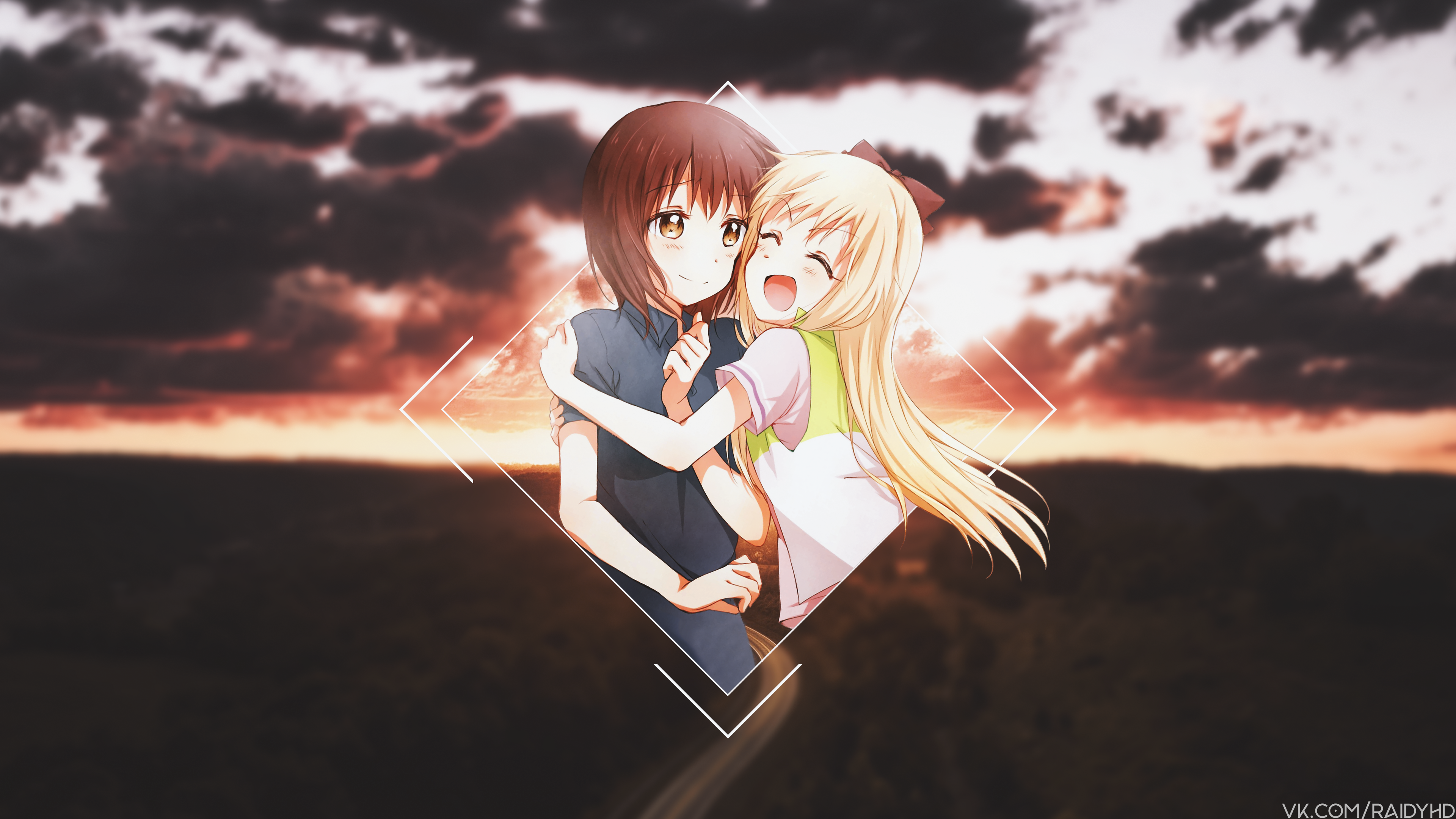 4K Anime Girls Funami Yui HD Wallpaper