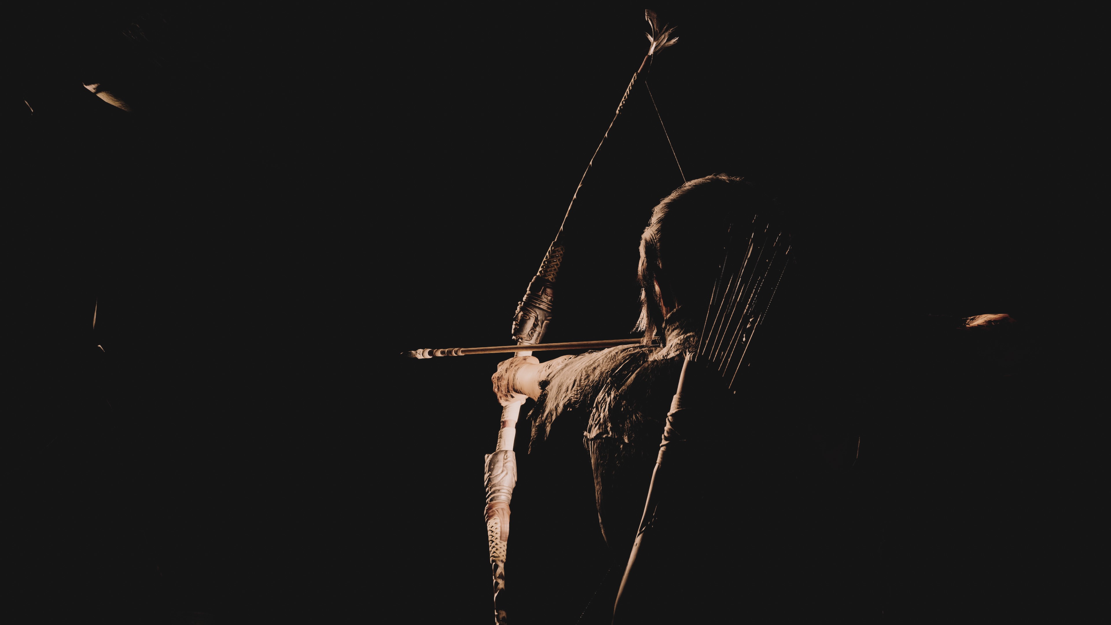 Lara Croft from Shadow of the Tomb Raider with bow HD Wallpaper